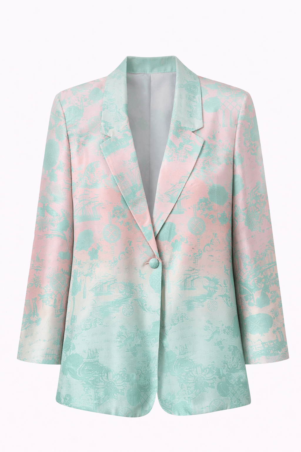 Maison Clad Jacket Clovis Jouy Green MCL00418