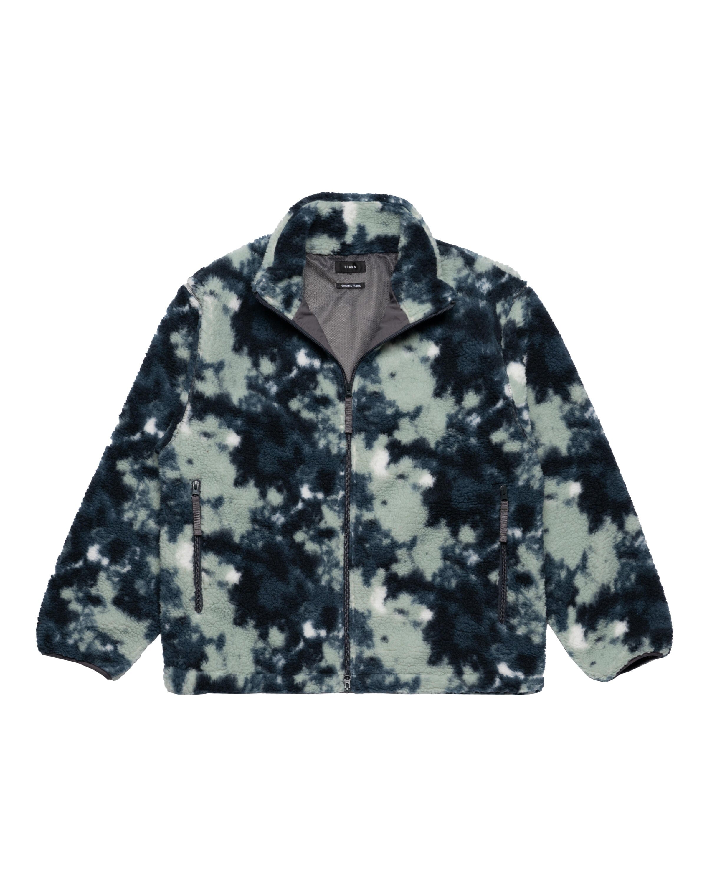 BEAMS PRINT BOA BLOUSON