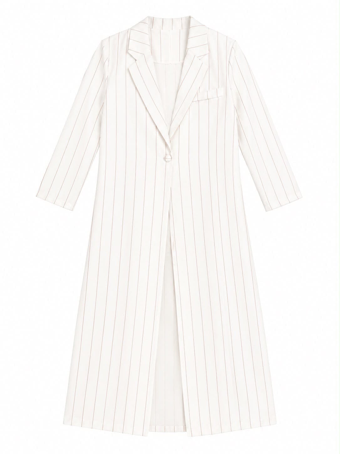 Maison Clad JACKET FUZZA PINSTRIPES BISCUIT LACE POCKET MCL12788