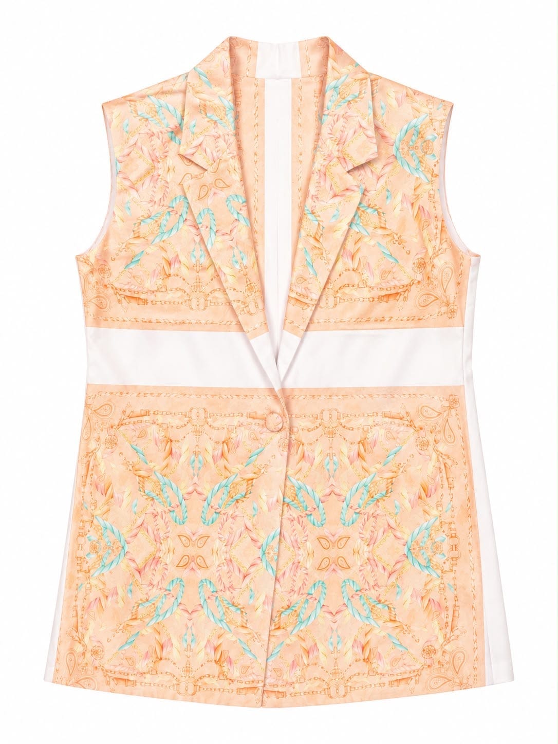 Maison Clad JACKET PUPILLE PLACEMENT BANDANA CHAIN PEACH MCL12648