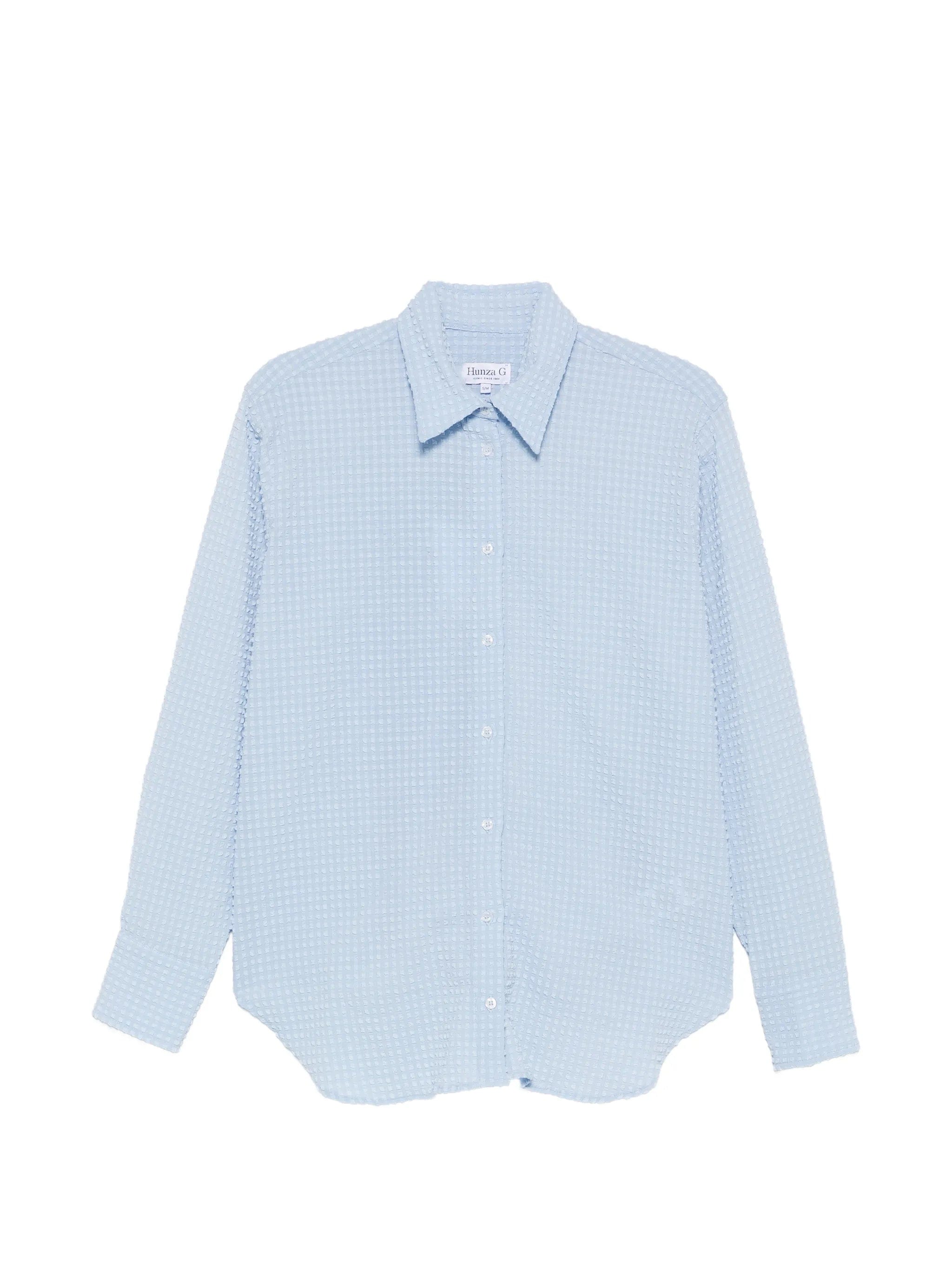 Hunza G oversized seersucker shirt