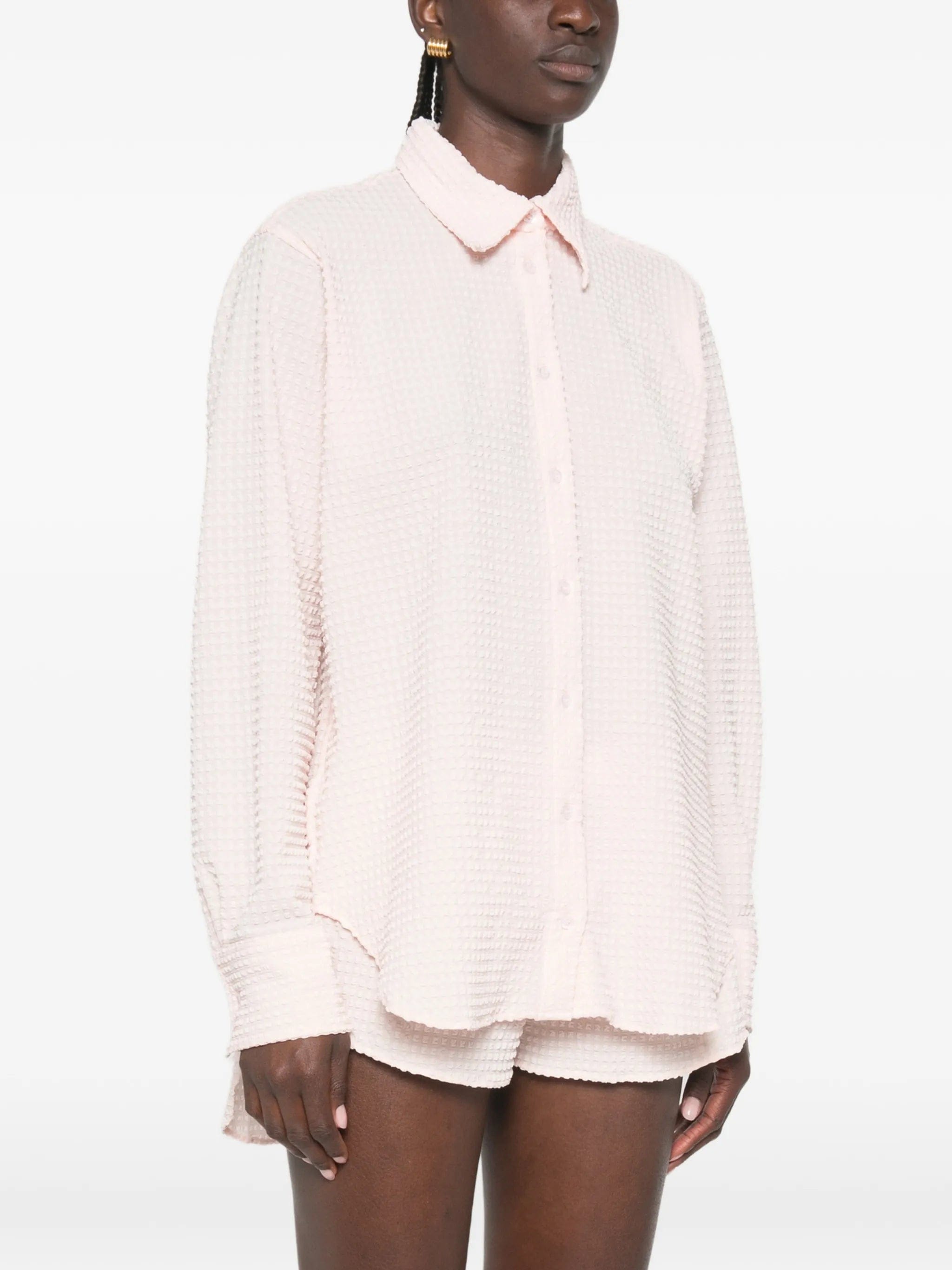 Hunza G long - sleeves shirt