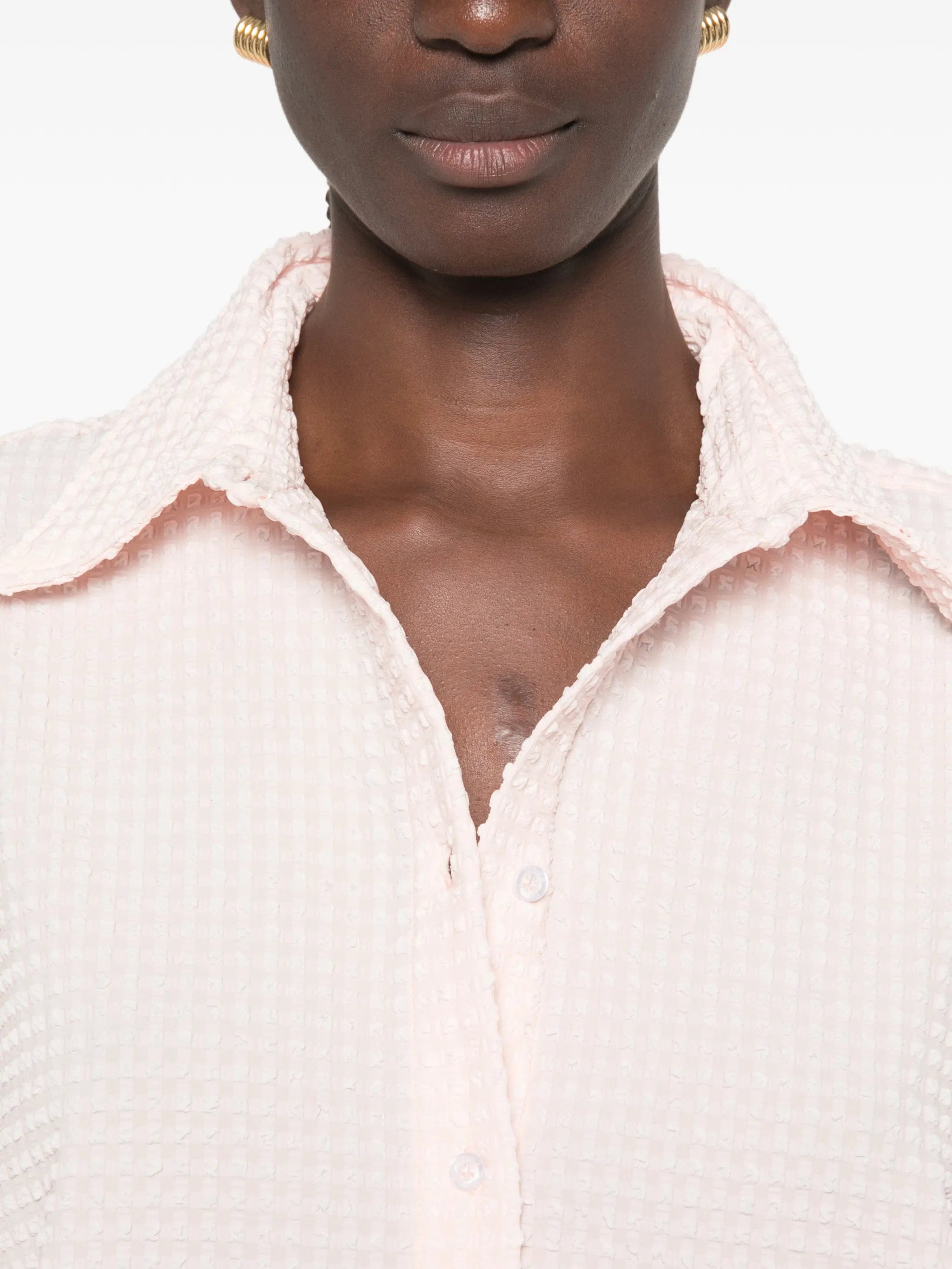 Hunza G long - sleeves shirt