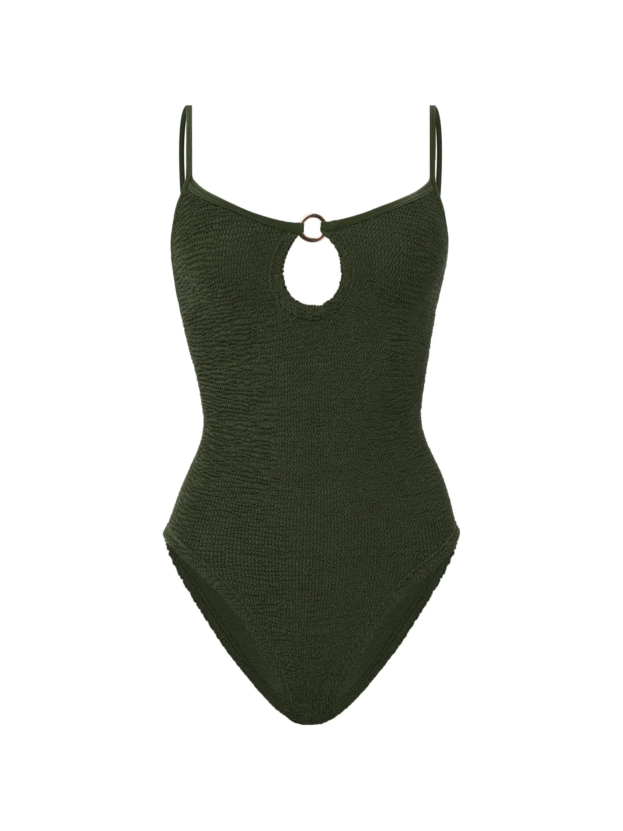 Hunza G Toni ring - detail swimsuit