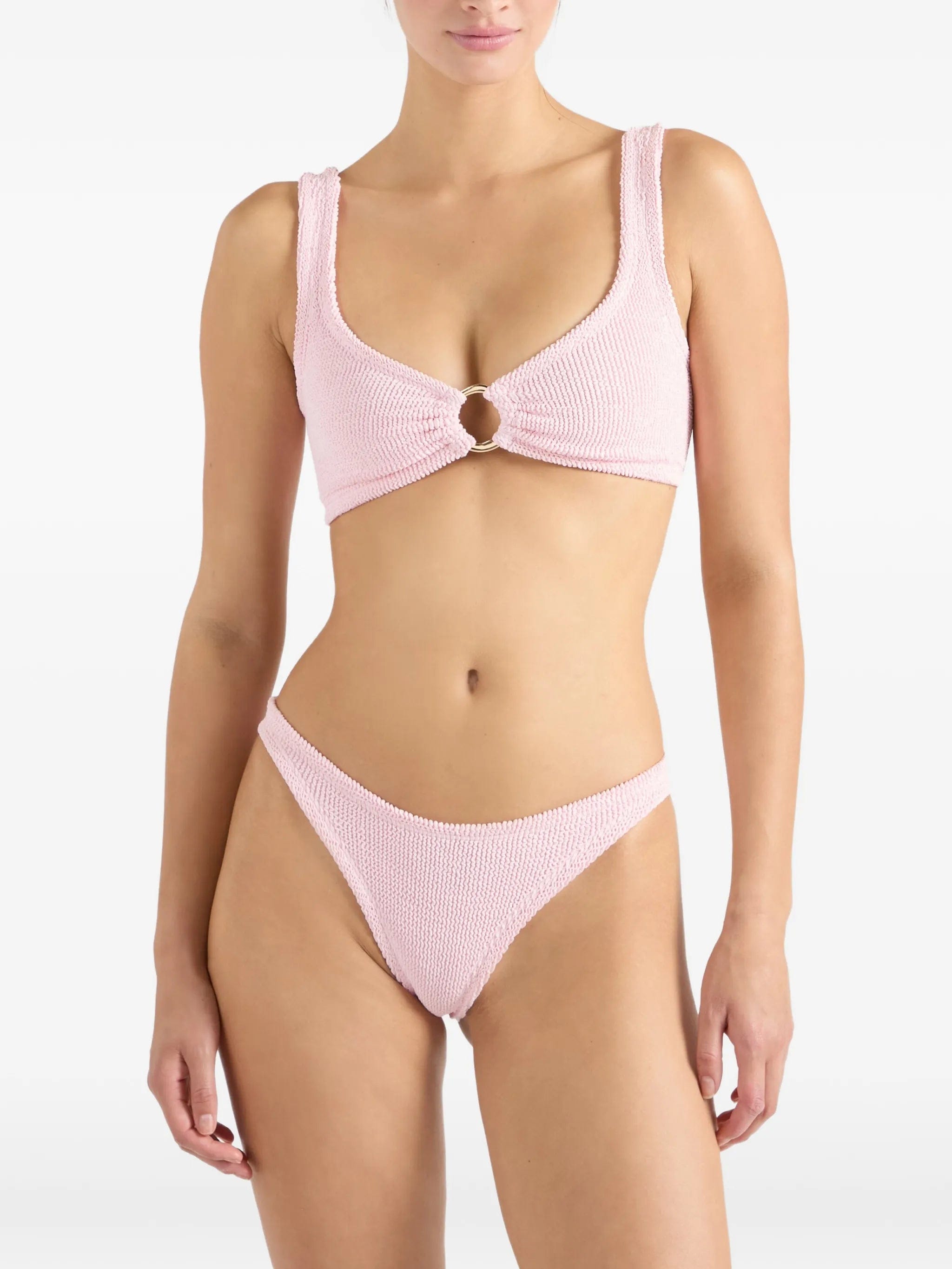 Hunza G Julia ring - detail crinkle - effect bikini