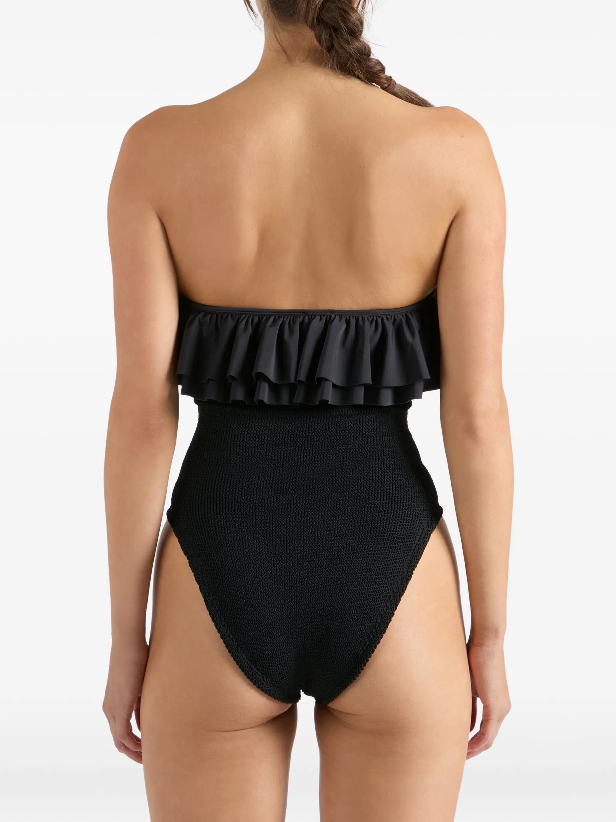 Hunza G Eloise ruffled swimsuit
