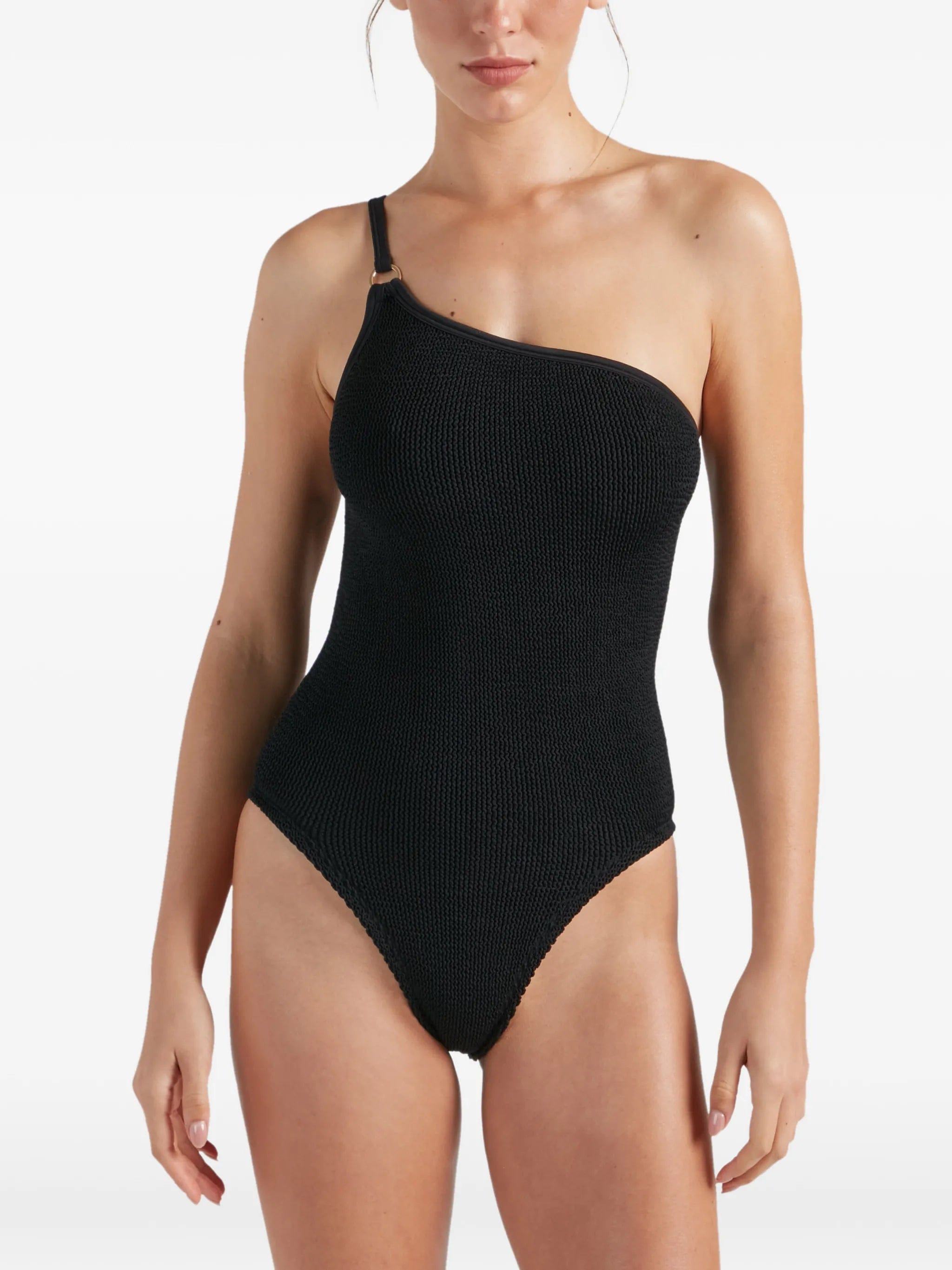 Hunza G Clara one - shoulder swimsuit