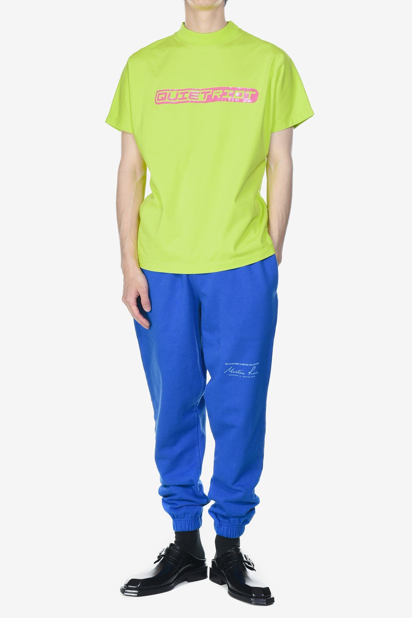 Martine ROSE HIGH NECK T - SHIRT