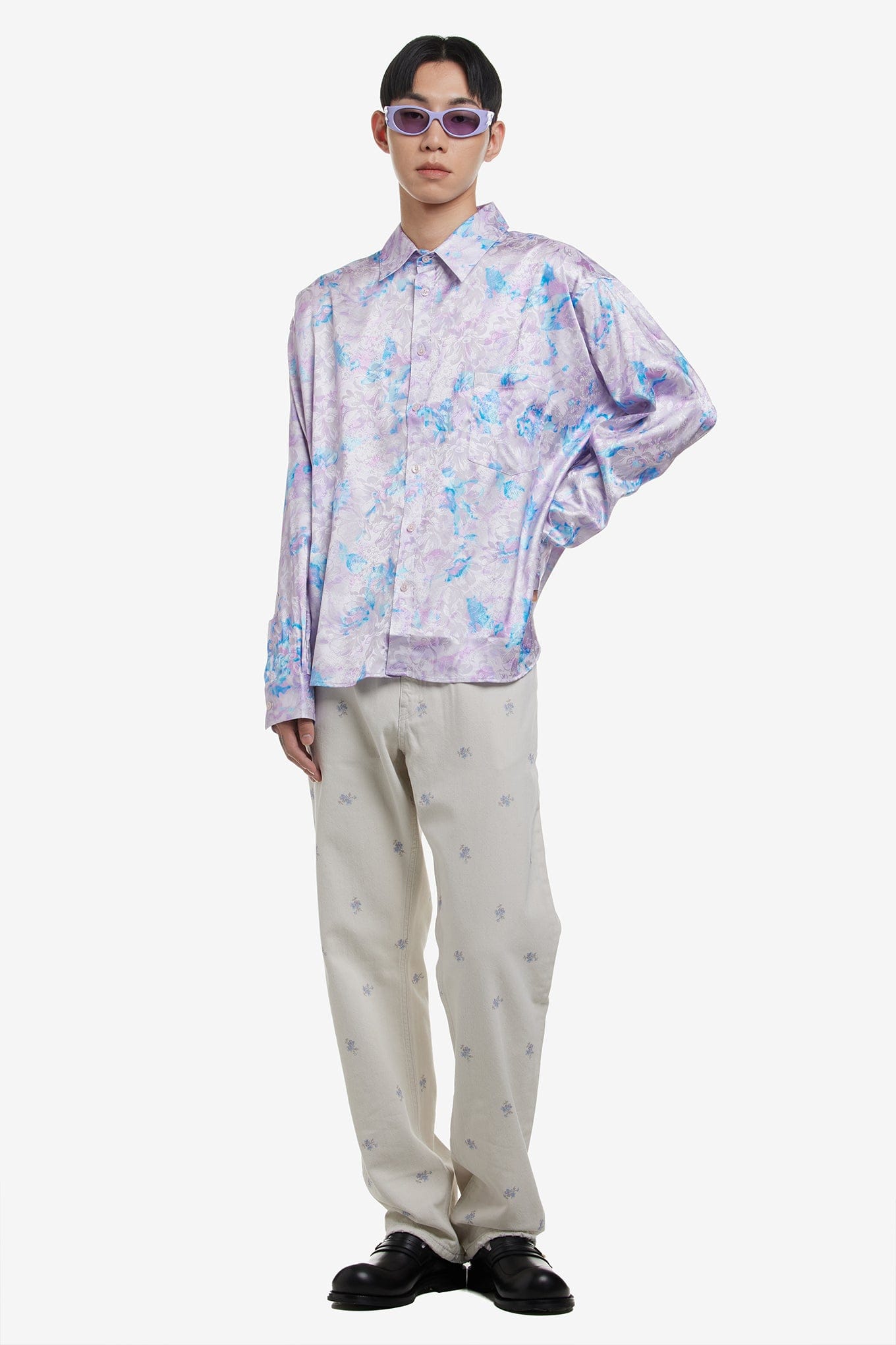 Martine ROSE RELAXED FIT LONG SLEEVE SHIRT