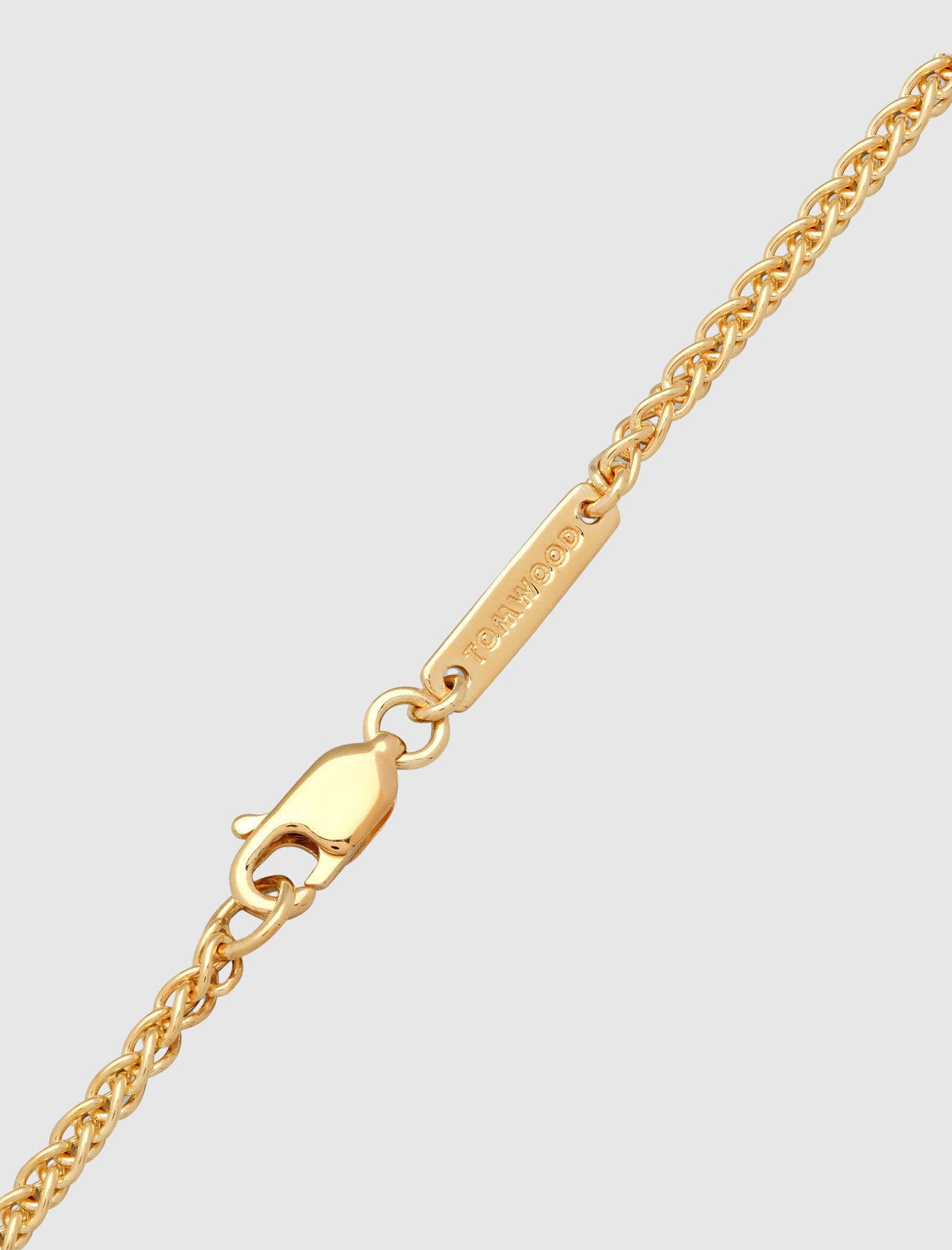 TOM WOOD SPIKE BRACELET GOLD