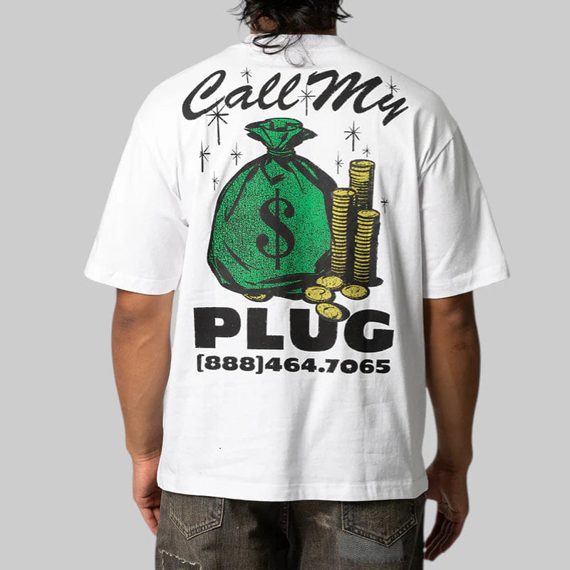 Market Call The Plug T-Shirt White