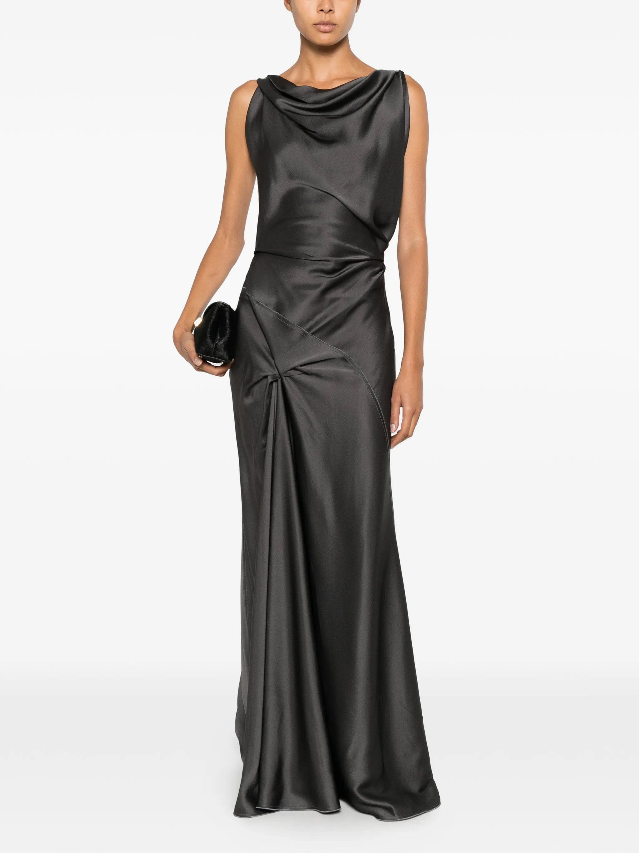 Victoria Beckham Posy cowl - neck maxi dress