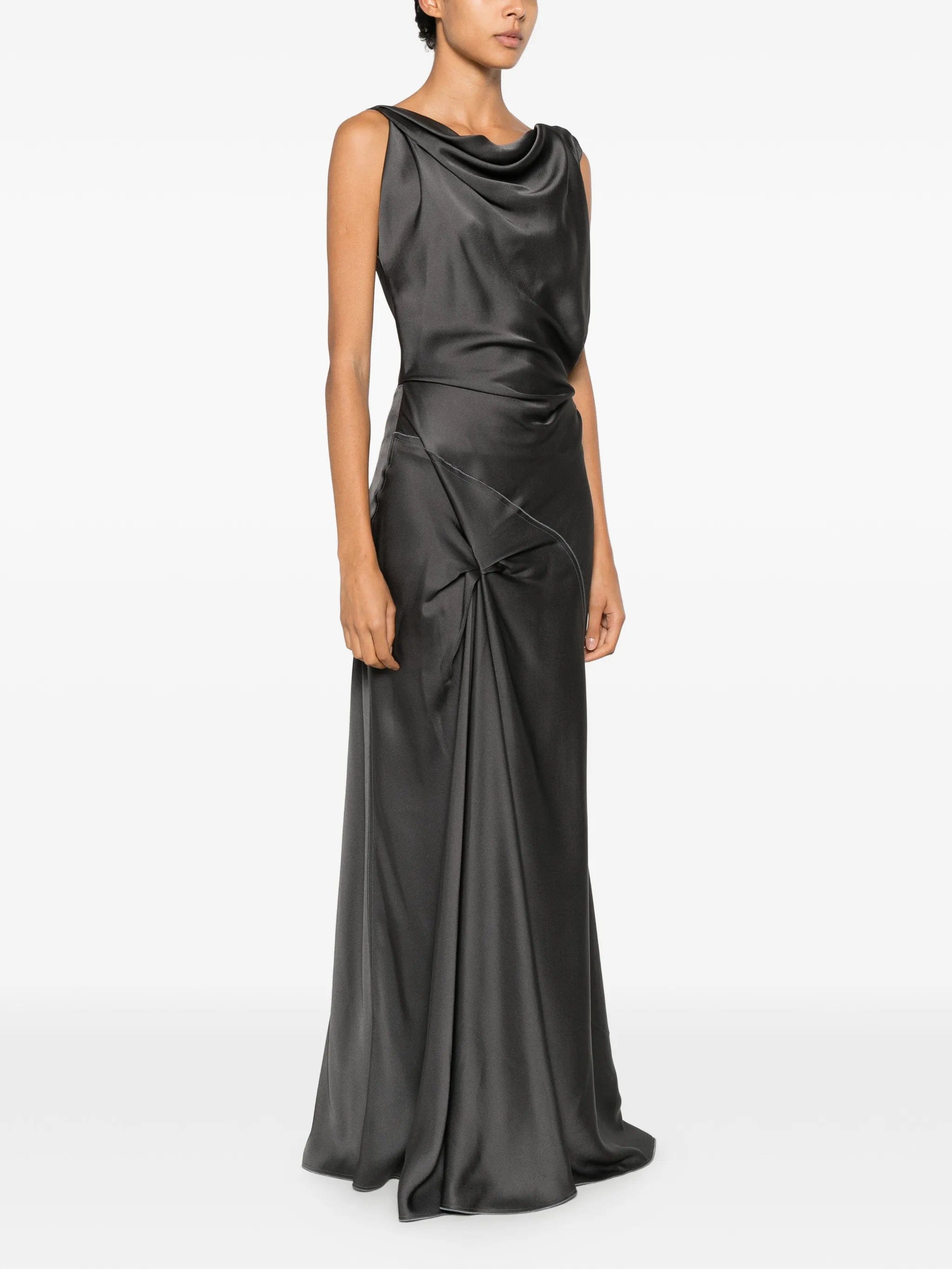 Victoria Beckham Posy cowl - neck maxi dress