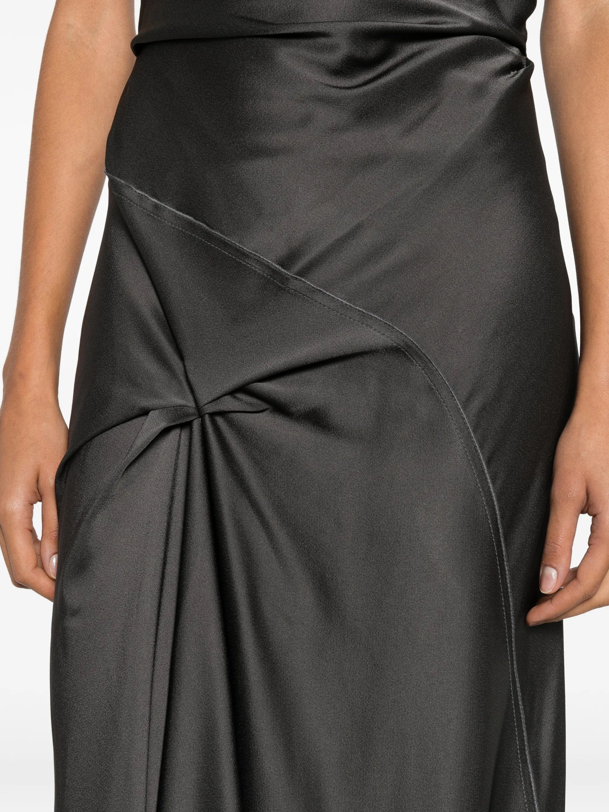 Victoria Beckham Posy cowl - neck maxi dress