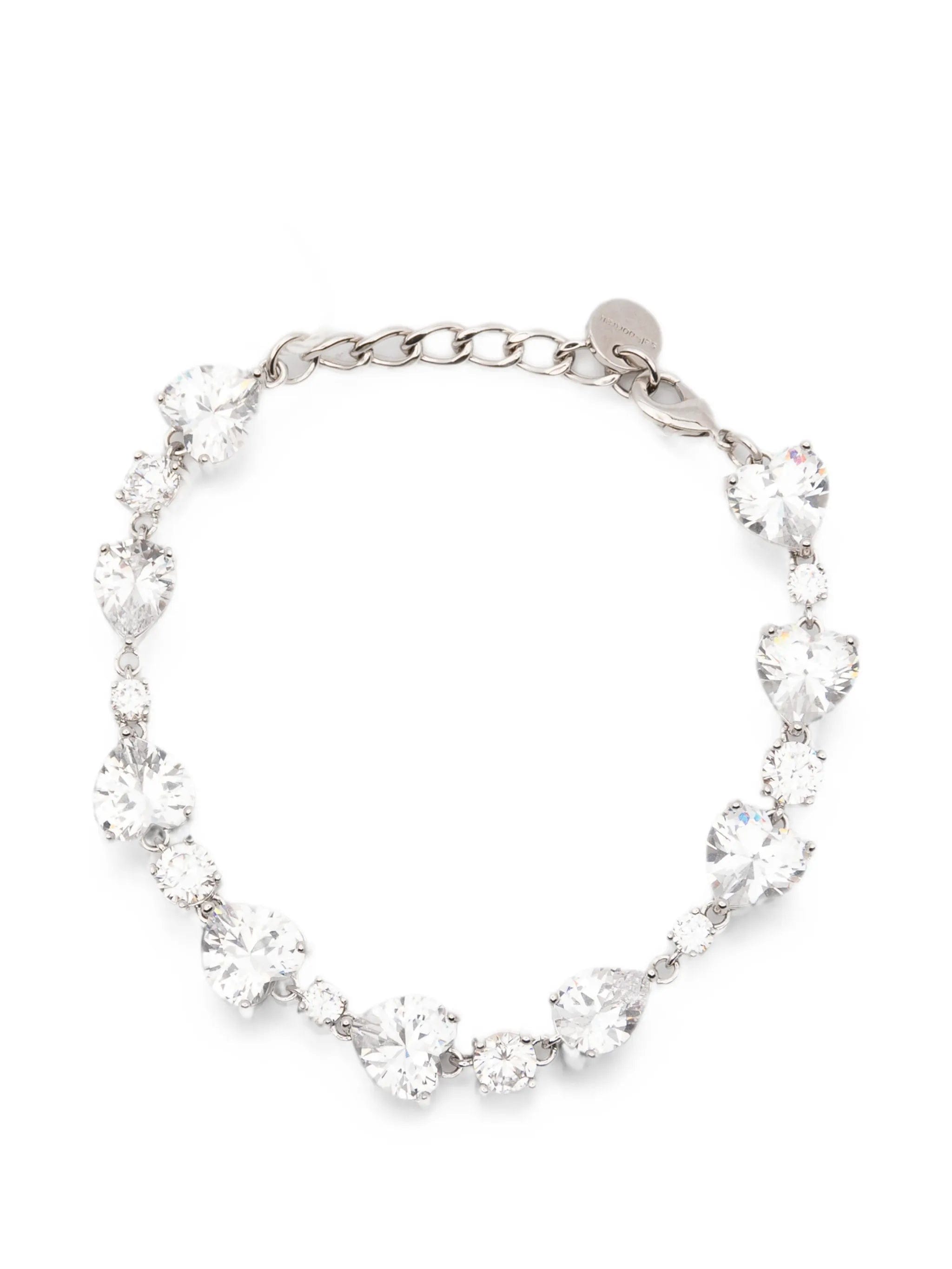 Self-Portrait crystal - embellished multi - shape bracelet