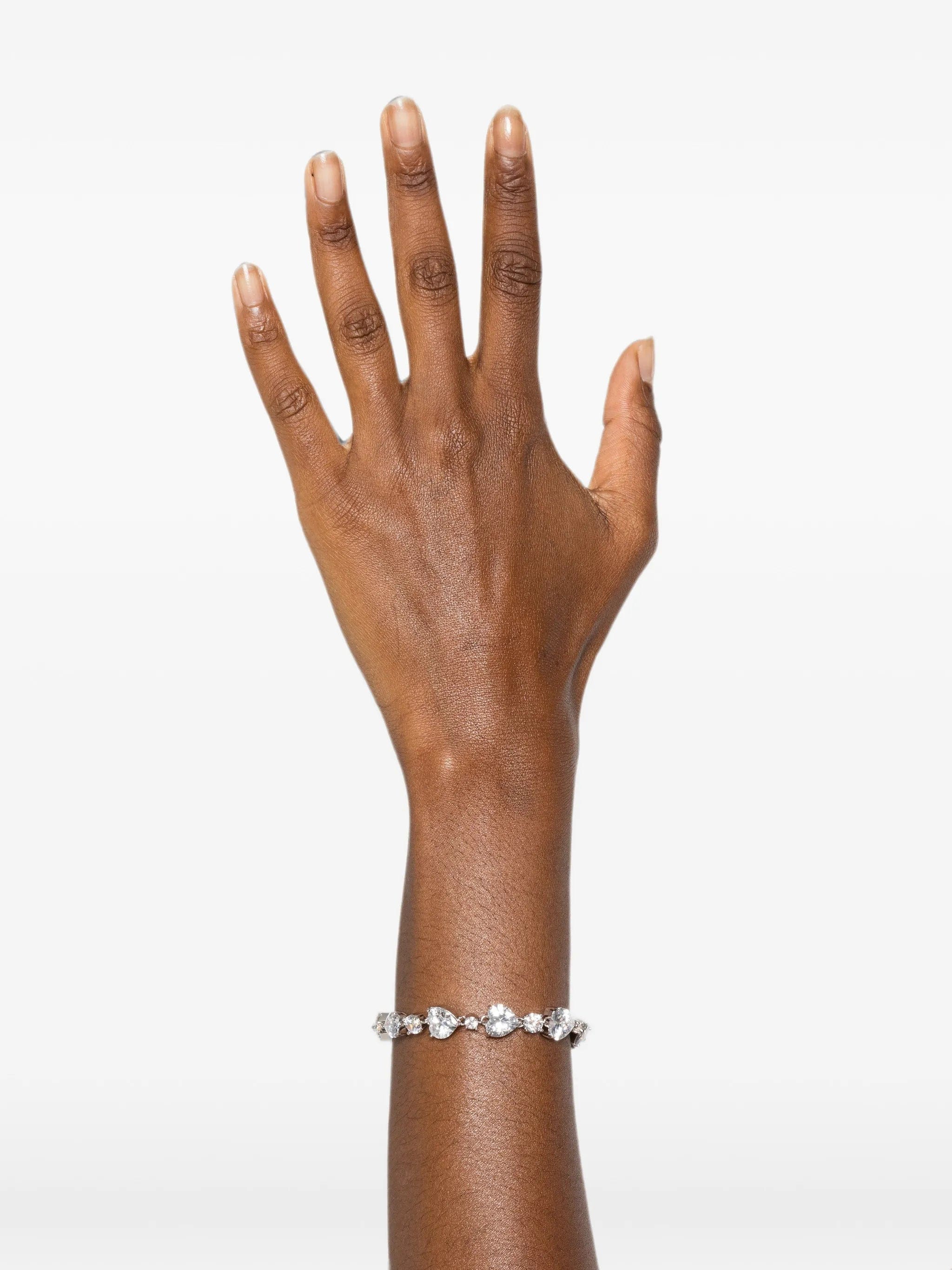 Self-Portrait crystal - embellished multi - shape bracelet