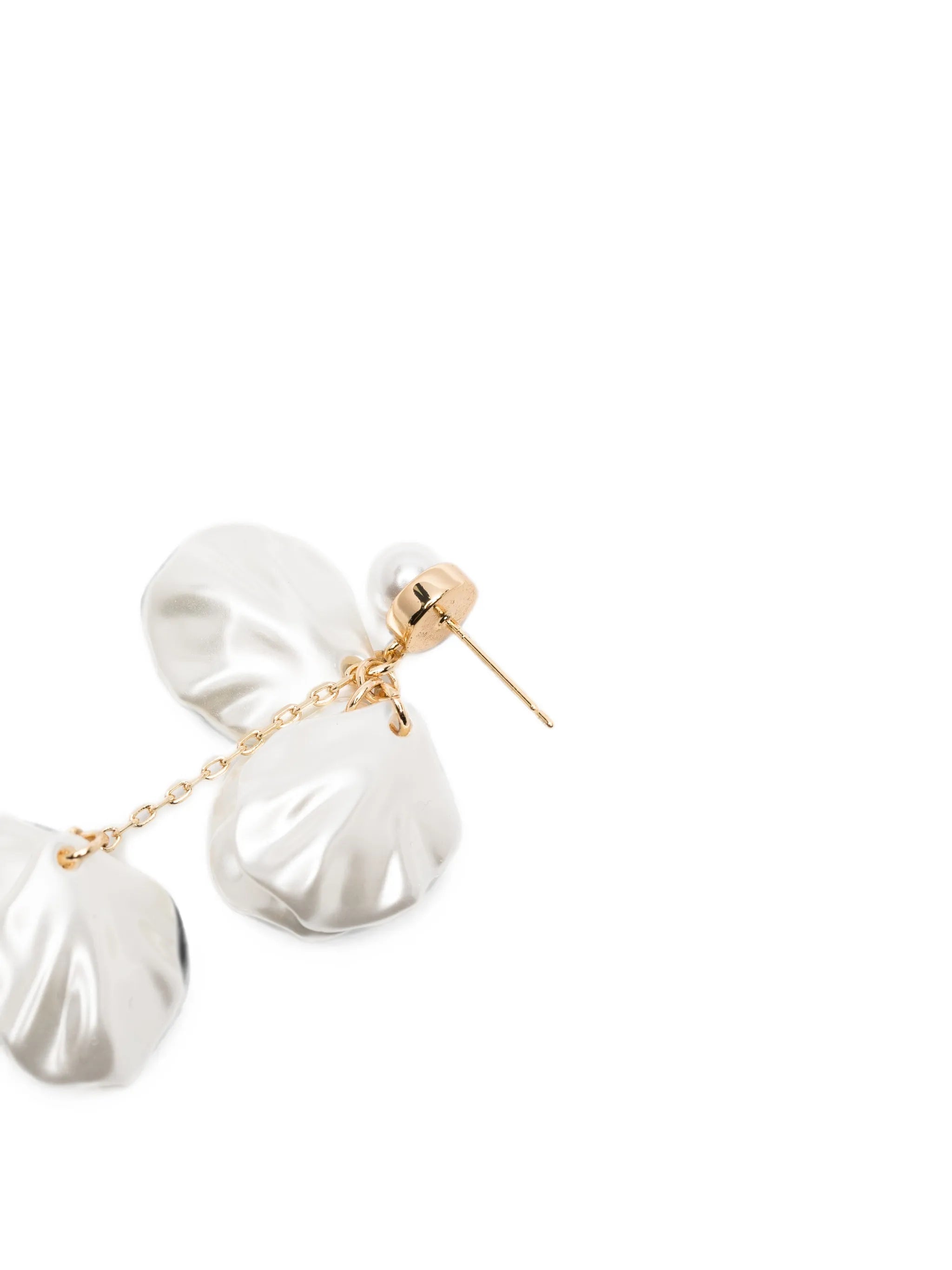 Self-Portrait petal - detail drop earrings