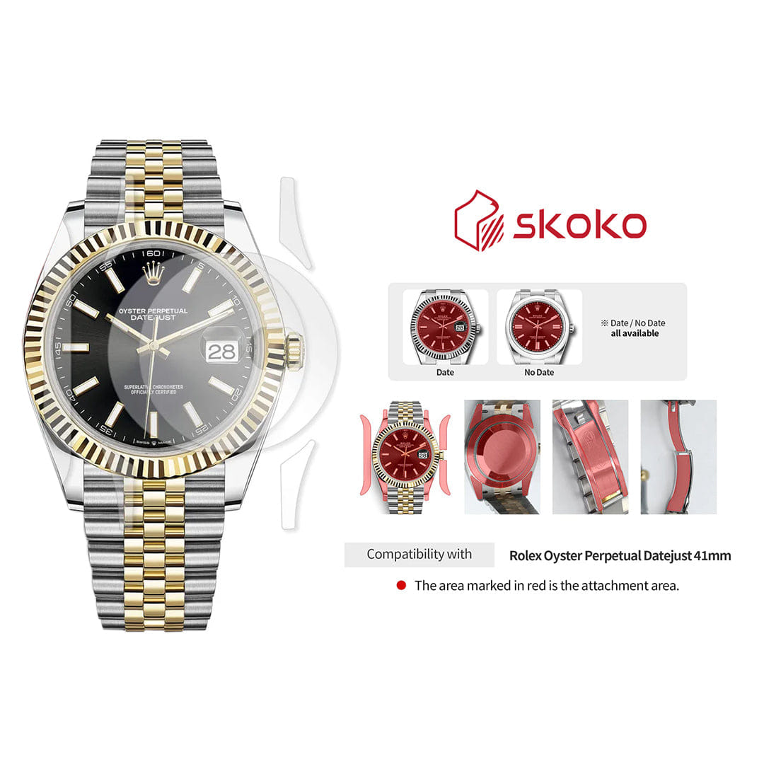 SKOKO Rolex Datejust 41 mm Jubilee Protective Film (12xxxx)