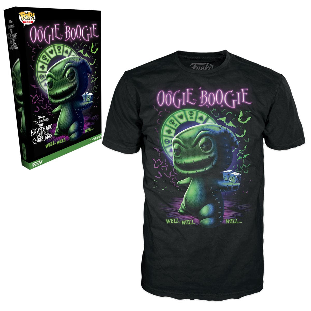 Disney Pop Tees: Disney Nightmare Before Christmas - Oogie Boogie