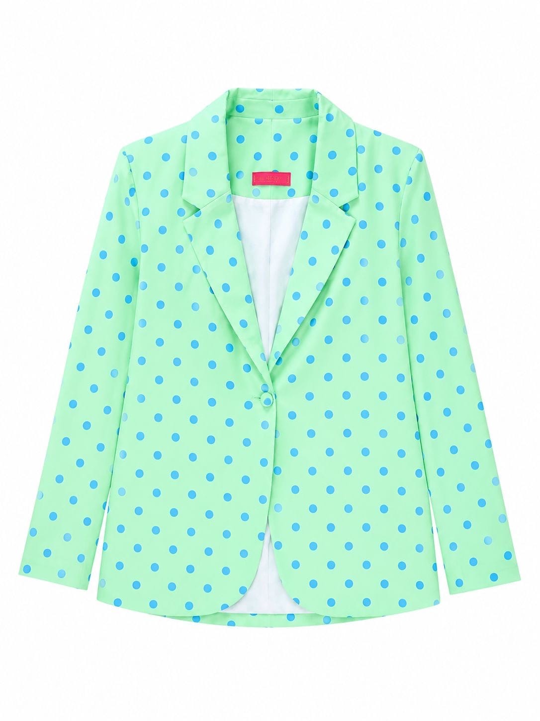 Maison Clad JACKET CLOVIS GREEN BLUE POLKADOTS MCL11529