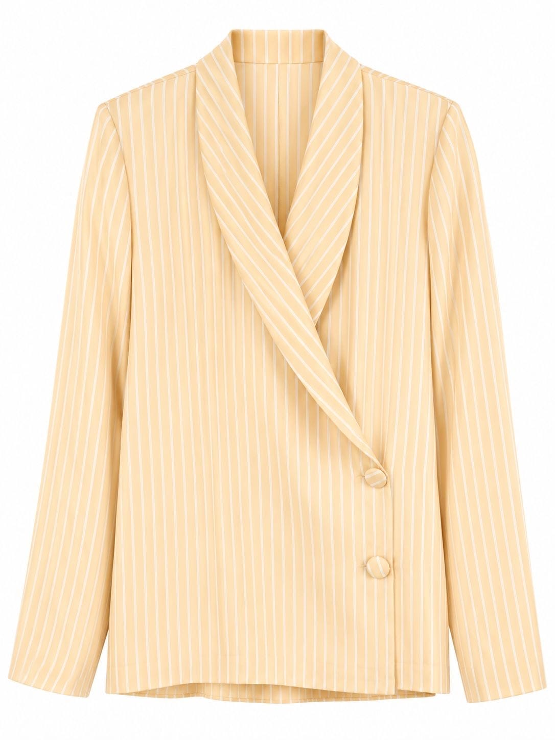 Maison Clad JACKET HILARY PINSTRIPES BUTTER YELLOW MCL11381