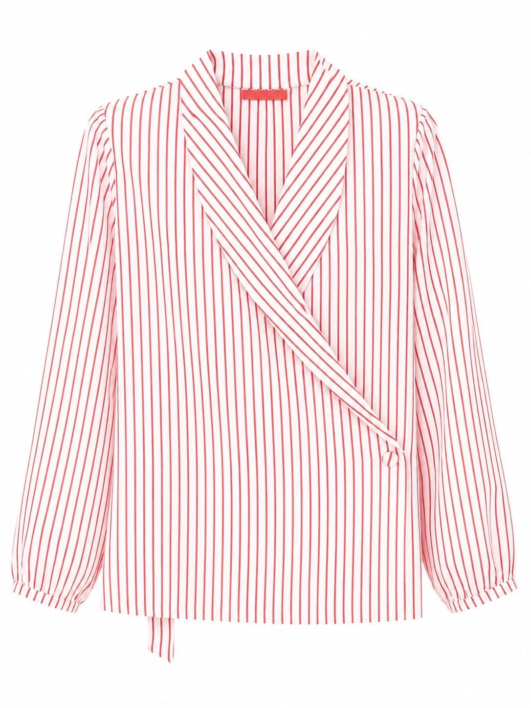 Maison Clad JACKET HILARY PINSTRIPES CHERRY WHITE MCL11382