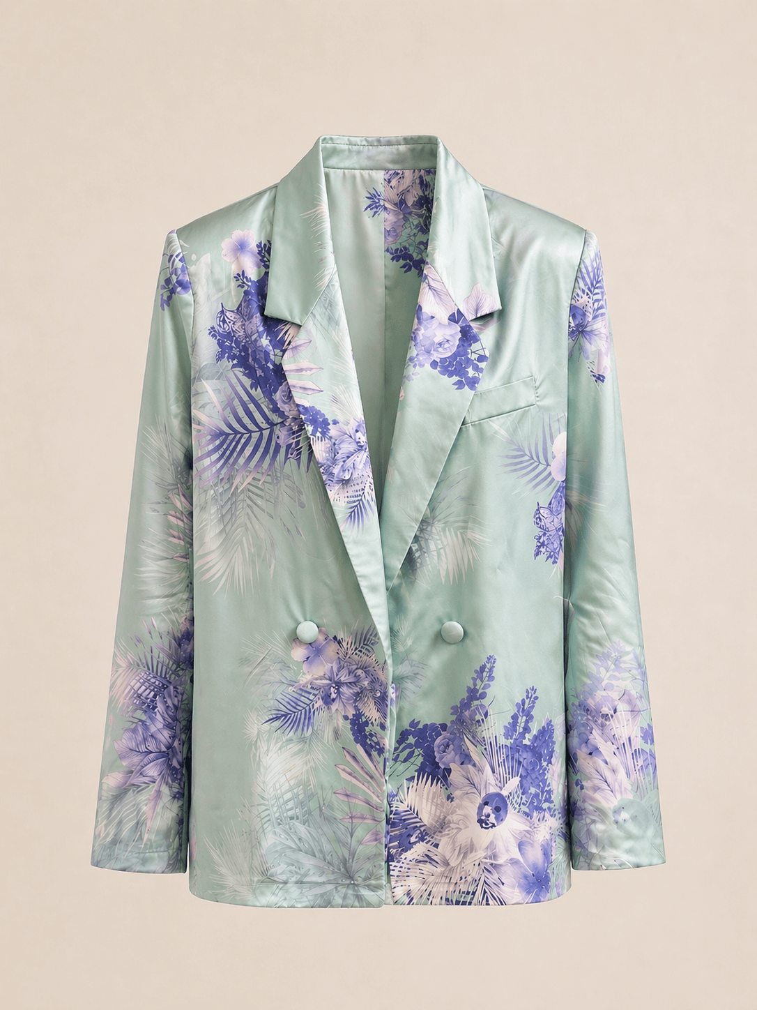Maison Clad JACKET JUSTIN SILK GREEN LADYBUGS MCL00968