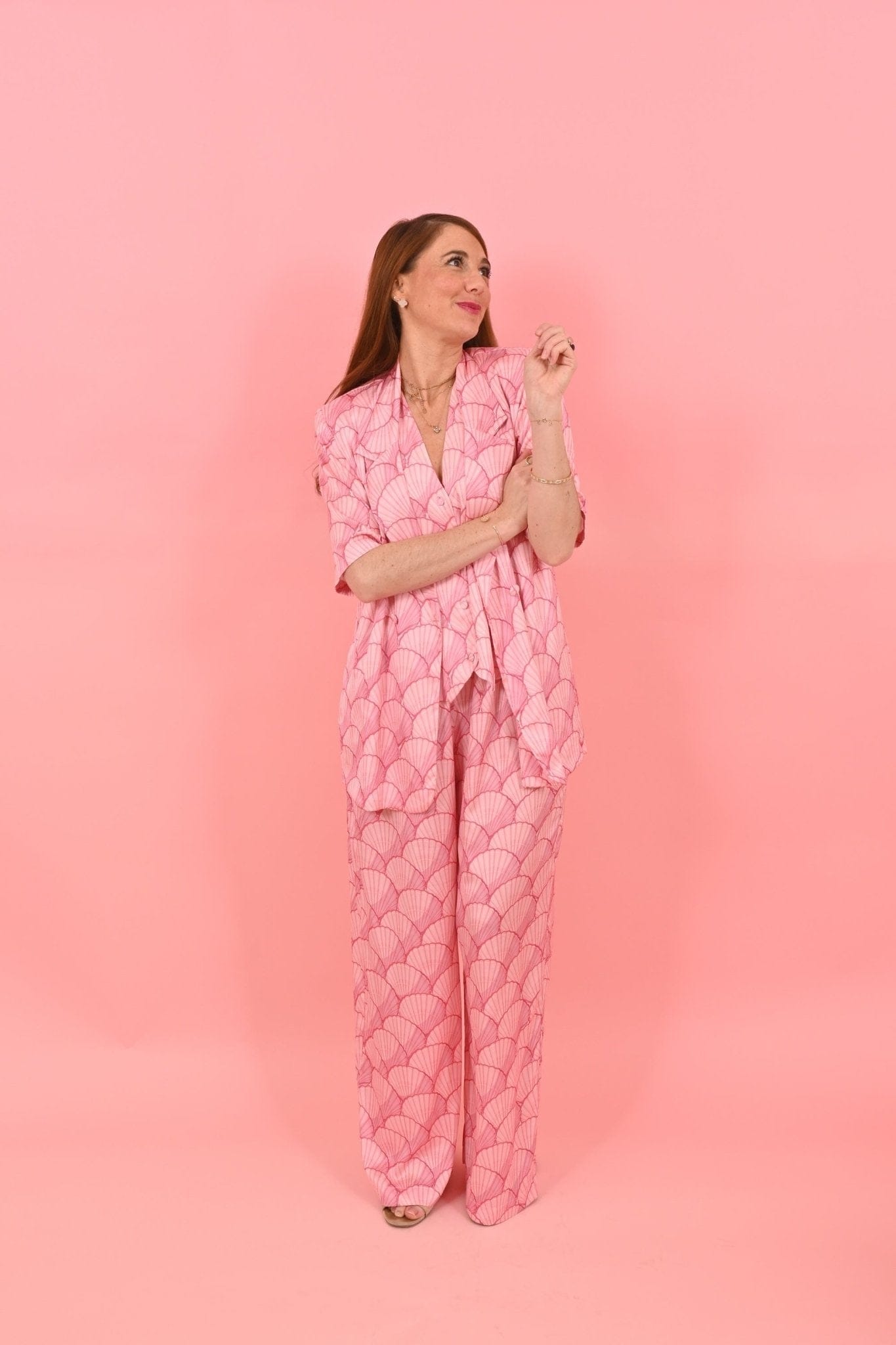 Maison Clad JACKET CLEA SHELL PINK SHORT SLEEVES MCL00563