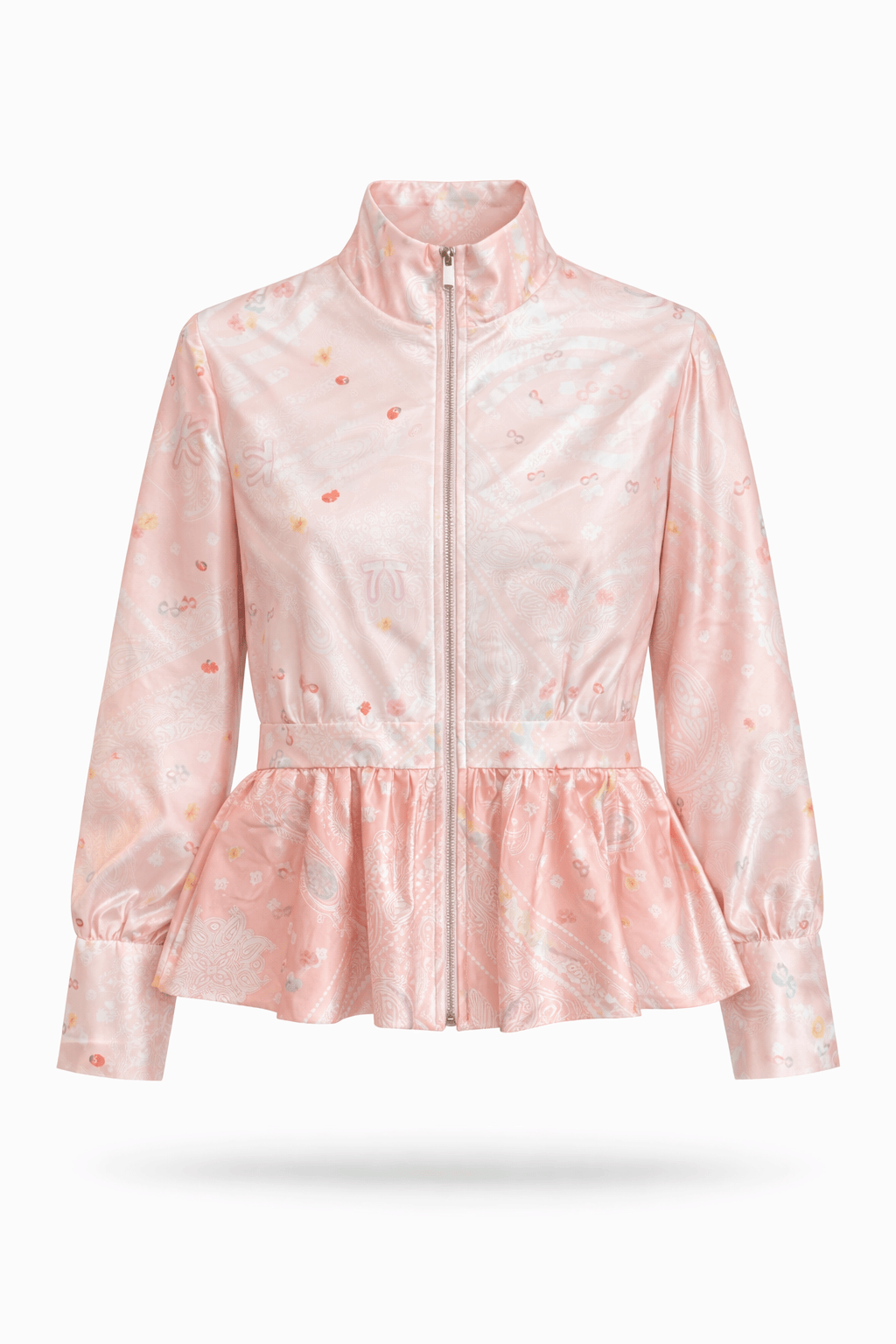 Maison Clad JACKET TEXAS SILK CLOVER BANDANA LUCKY CHARM PINK MCL00879