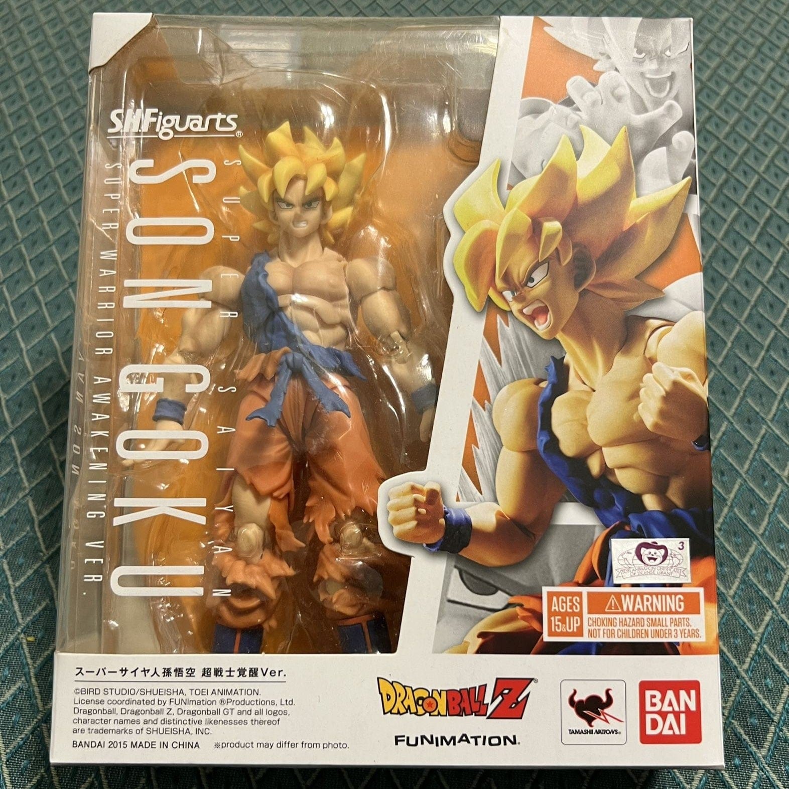 SHF Super Saiyan Son Goku Super Warrior Awakening Ver. S.H.Figuarts Action Figure - Dragon Ball Z