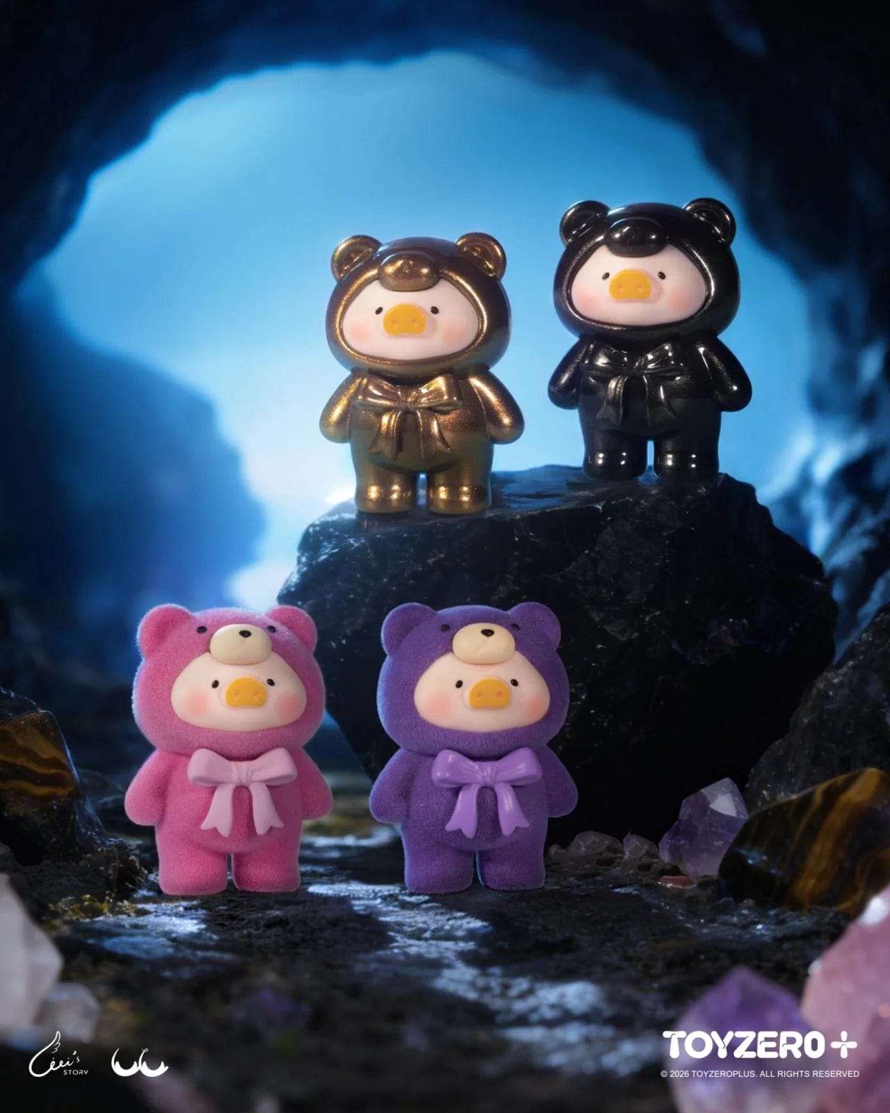 Toyzero Plus LuLu the Piggy - Teddy MINI - Ore Collection Blind Bag Series by Cici Story x Toyzero Plus