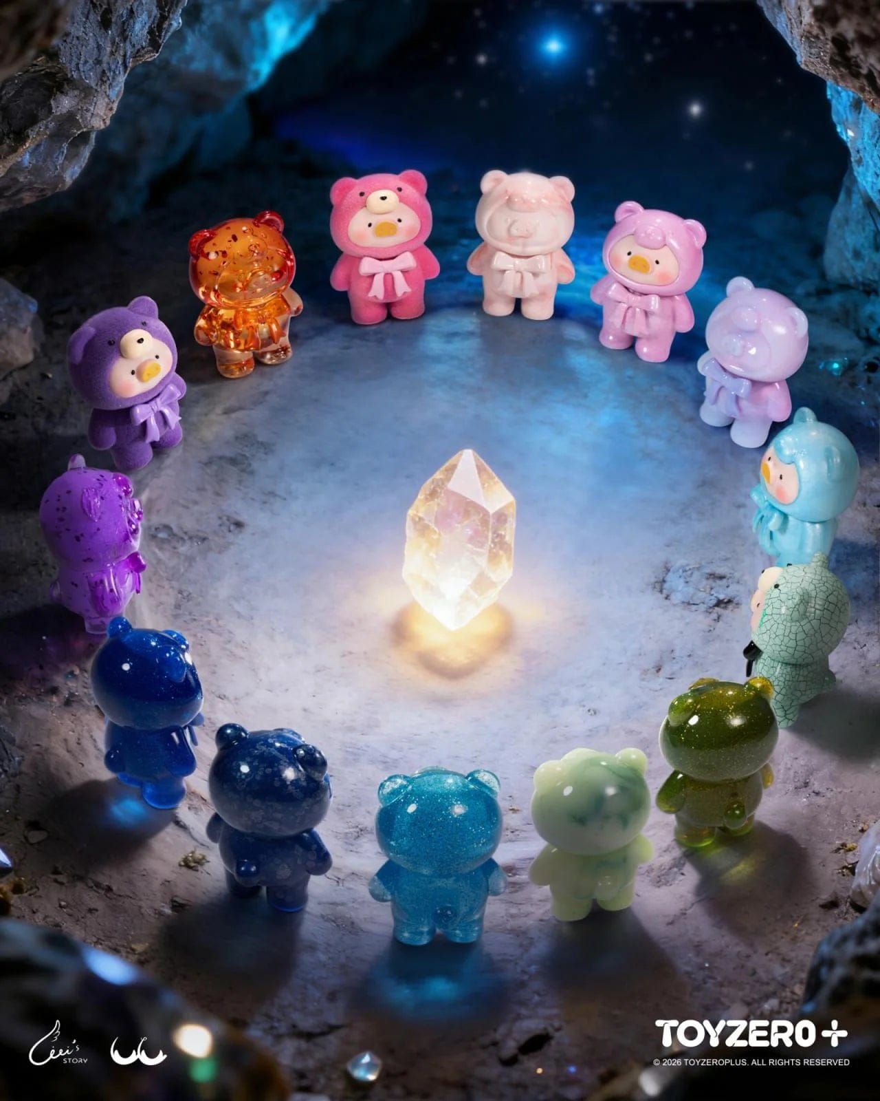 Toyzero Plus LuLu the Piggy - Teddy MINI - Ore Collection Blind Bag Series by Cici Story x Toyzero Plus