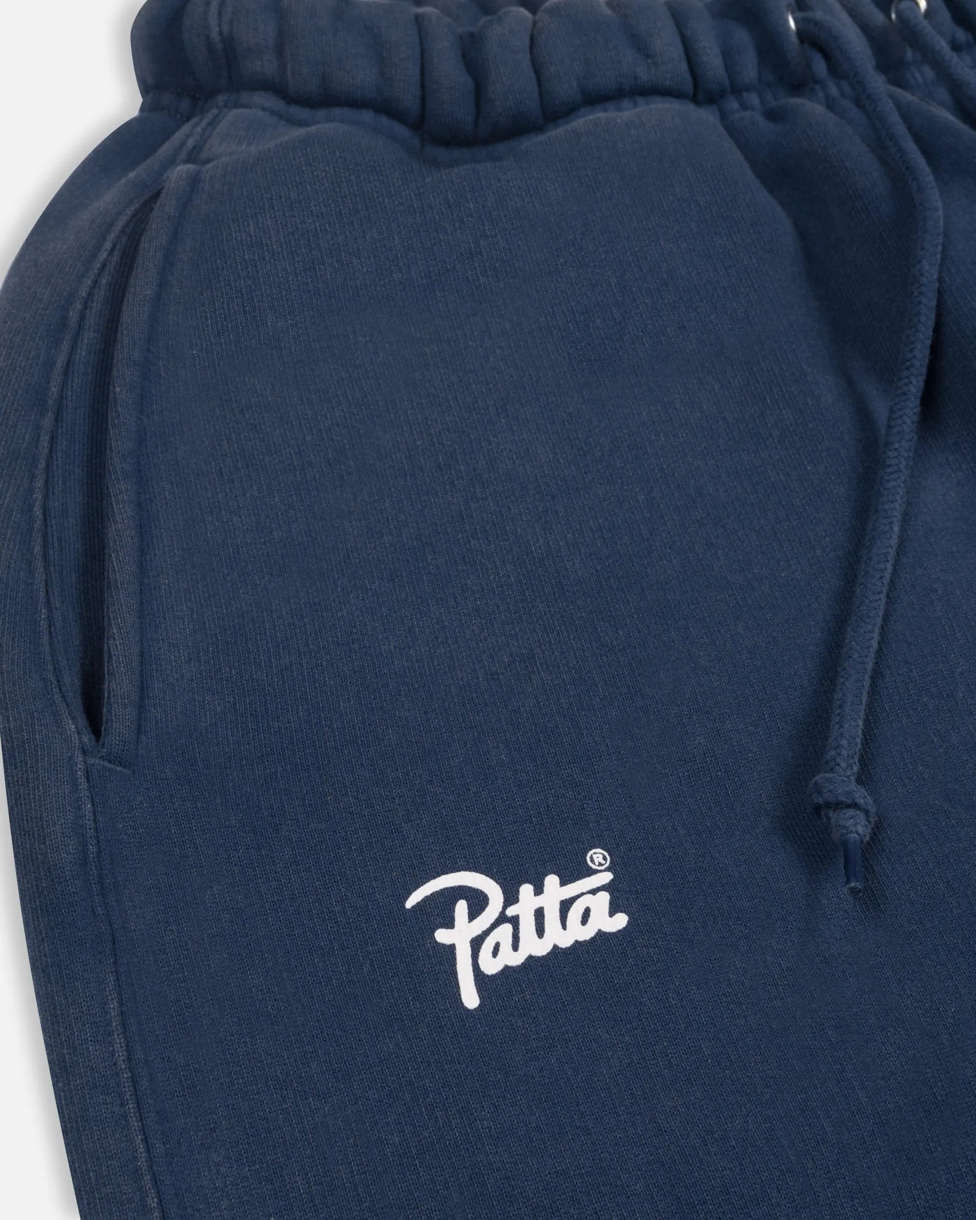 Classic Patta Classic Acid Washed Straight Leg Jogging Pants (Estate Blue)