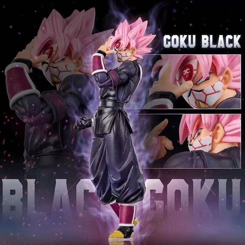 My Store Dragon Ball Z Black Goku Rose Zamasu Super Mask Statue – 10.2" PVC Collectible Figure