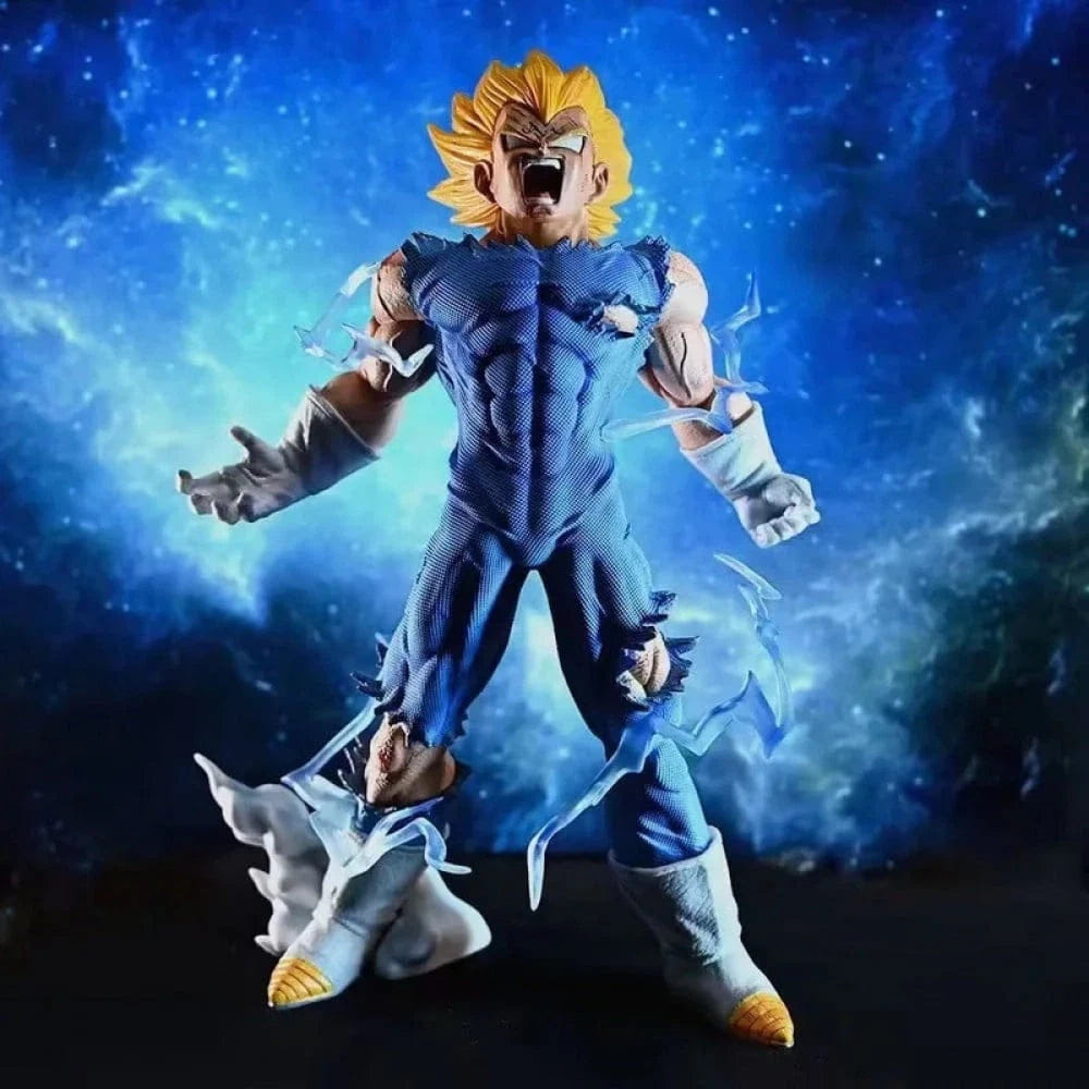 My Store Dragon Ball Z Majin Vegeta Super Saiyan Self - Destruct Figure Statue – 10.6" Collectible with Box
