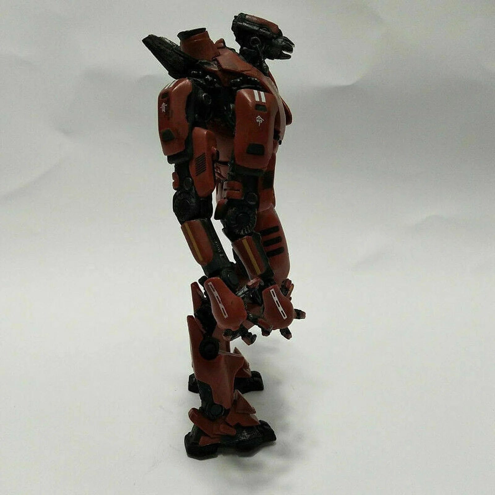 JAEGER Pacific Rim Crimson Typhoon Jaeger Action Figure – 7" Red Robot Model Collectible Toy, Durable PVC for Kids & Fans