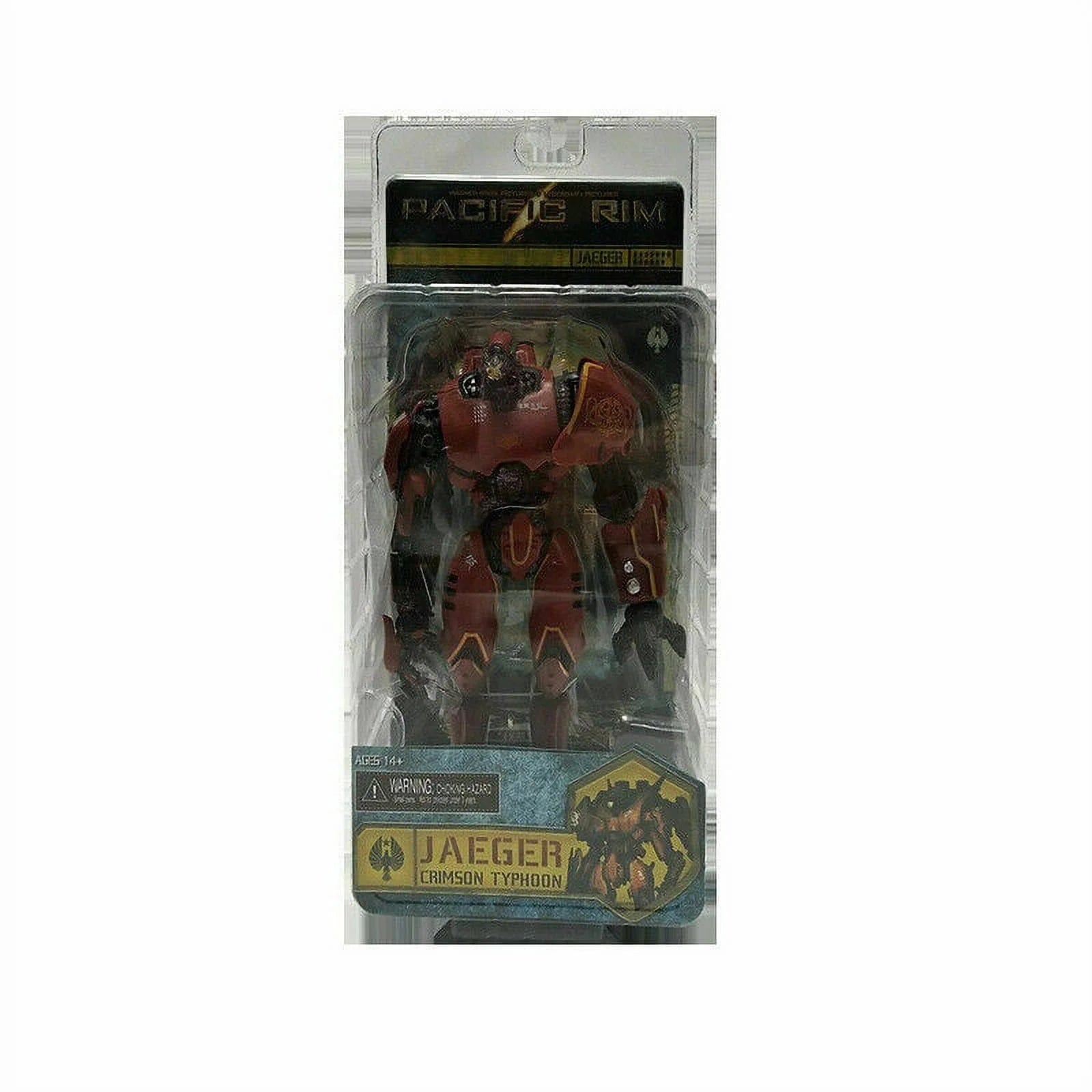 JAEGER Pacific Rim Crimson Typhoon Jaeger Action Figure – 7" Red Robot Model Collectible Toy, Durable PVC for Kids & Fans