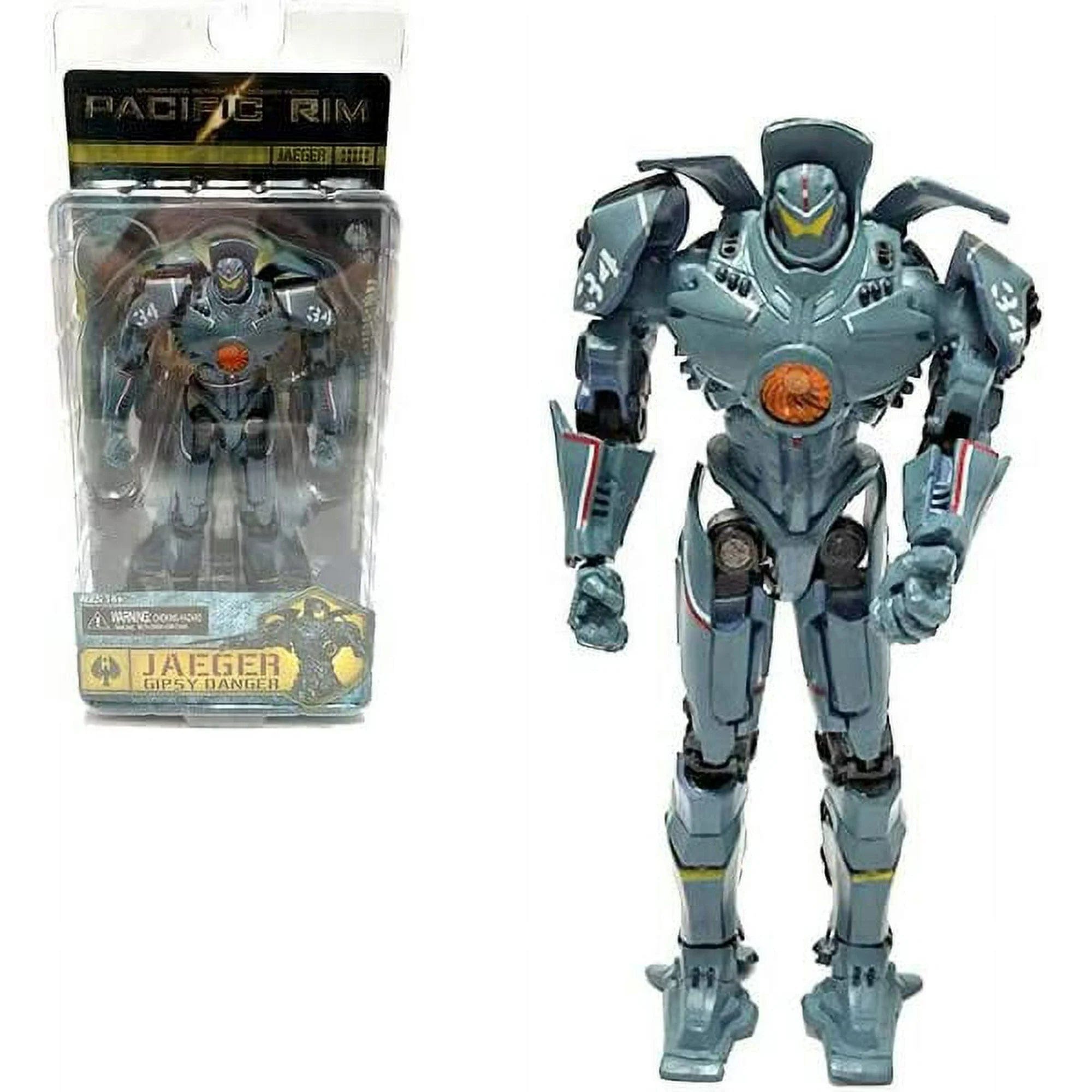 JAEGER Pacific Rim Jaeger Gipsy Danger Action Figure – 7" Durable PVC Robot Model, Collectible Toy for Fans & Collectors