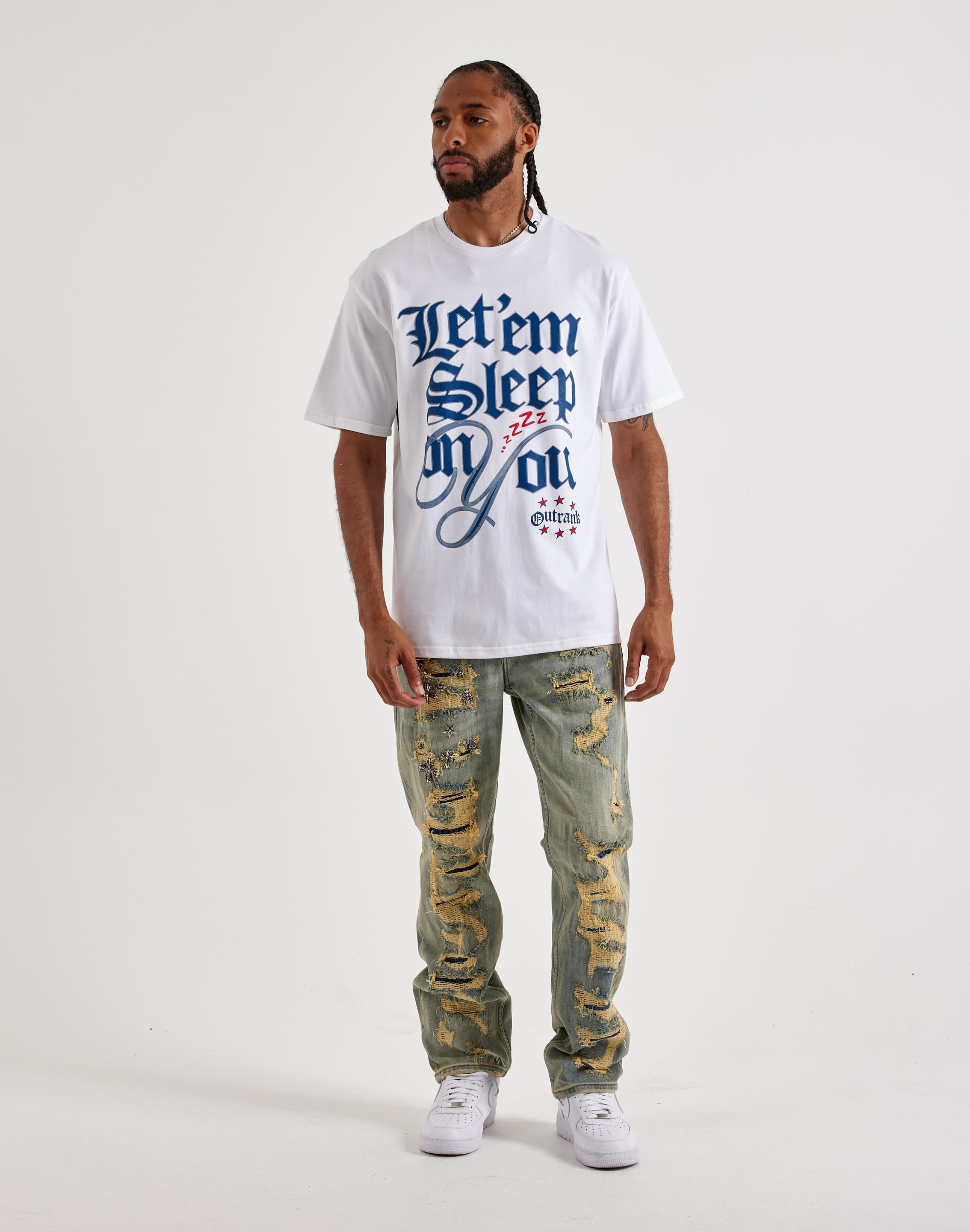 United COTES Smugglers Moon Slim Distressed Denim