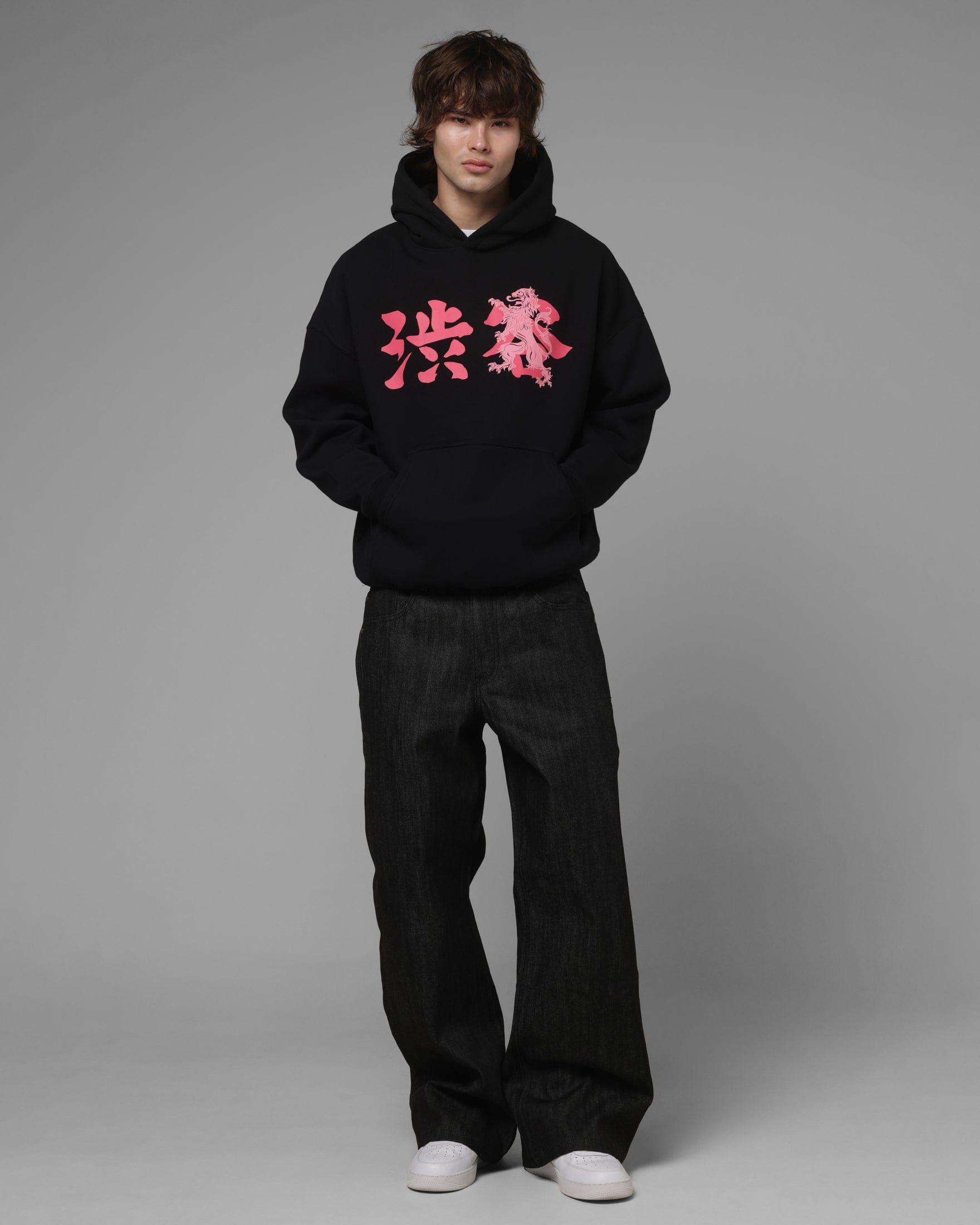 Loiter Selvedge Denim Boot Cut Jeans Black