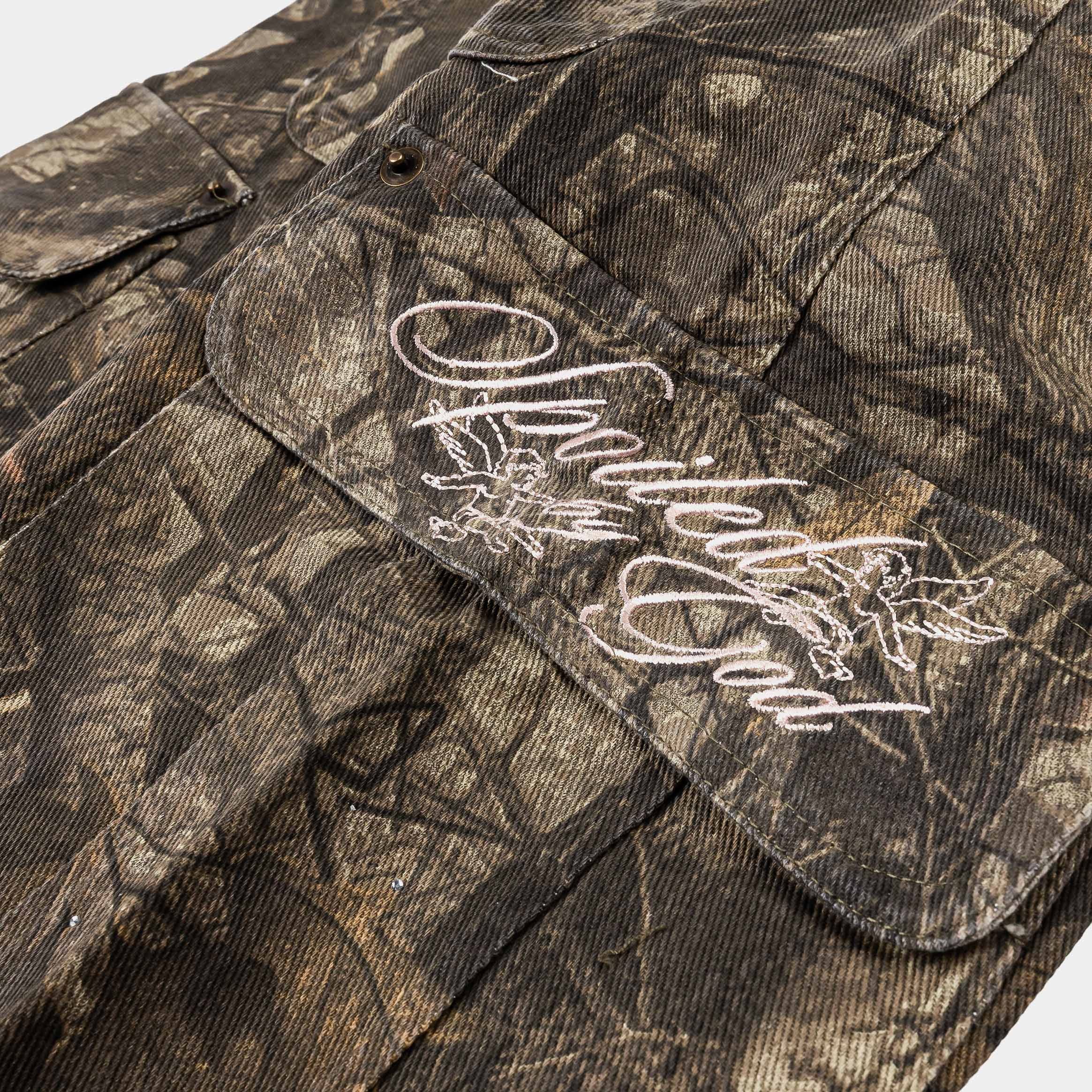 Original SIN Angel Camo Womens Pants (Green/Brown)