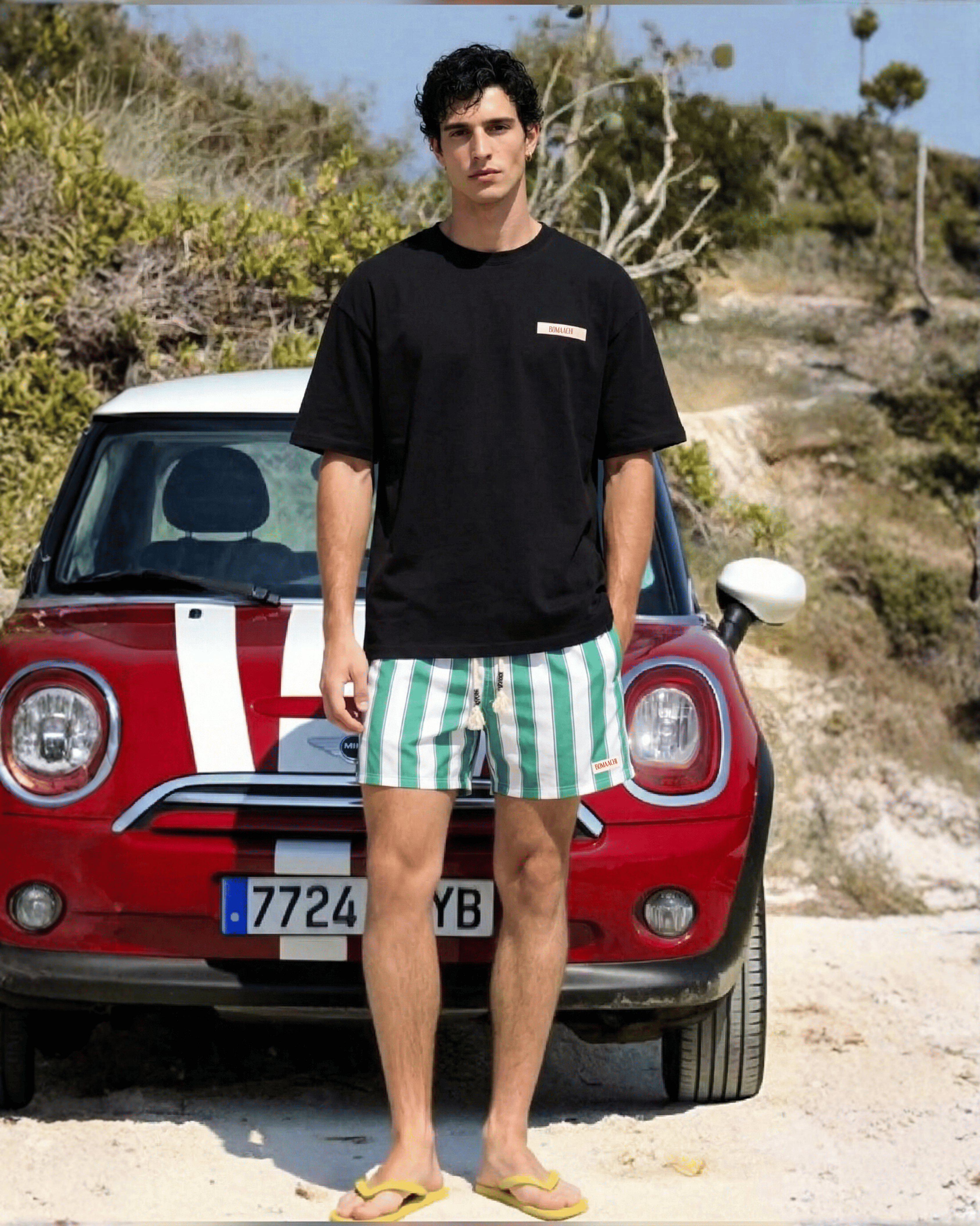 Bomaachi Cannes Beach Surfer Black