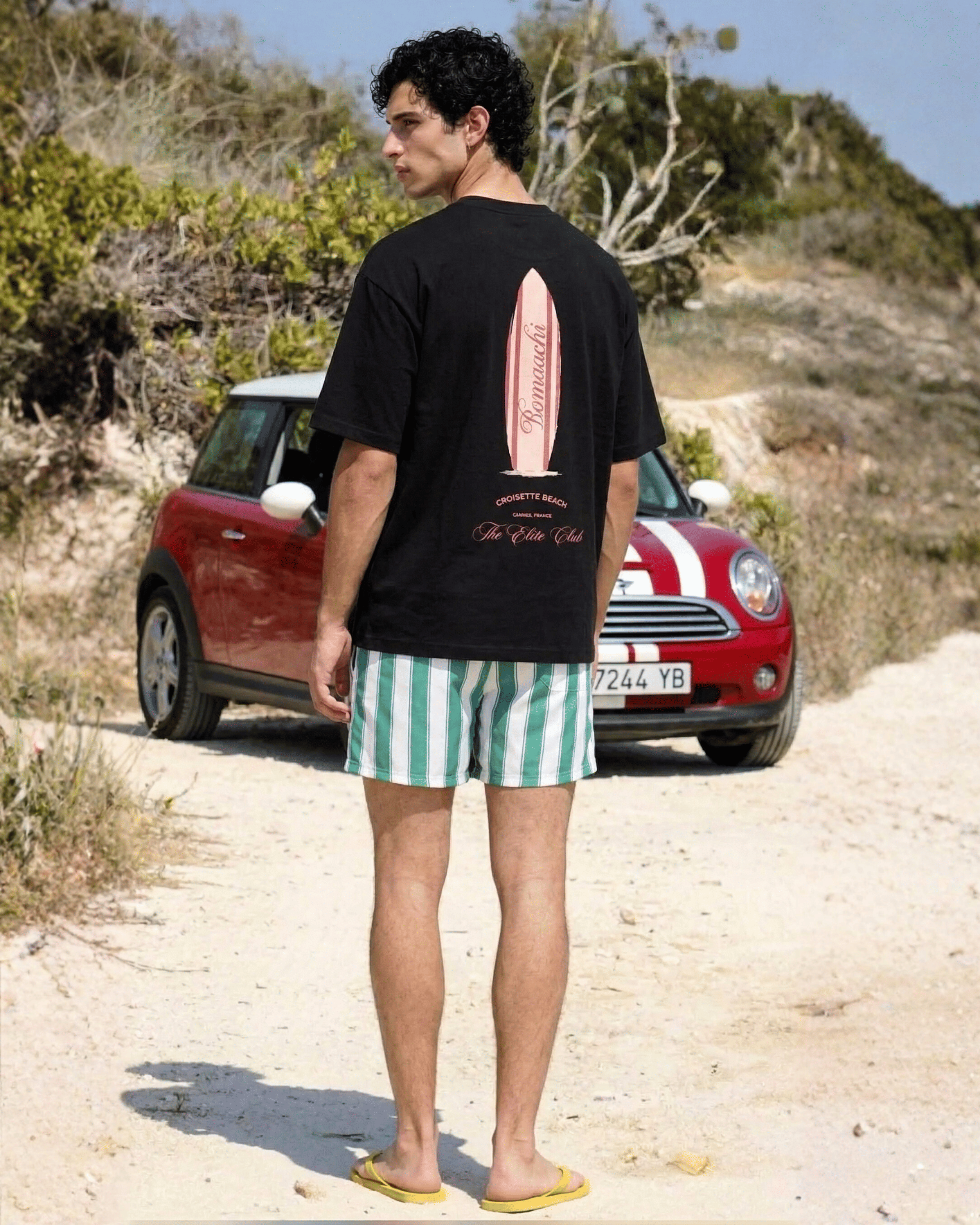 Bomaachi Cannes Beach Surfer Black