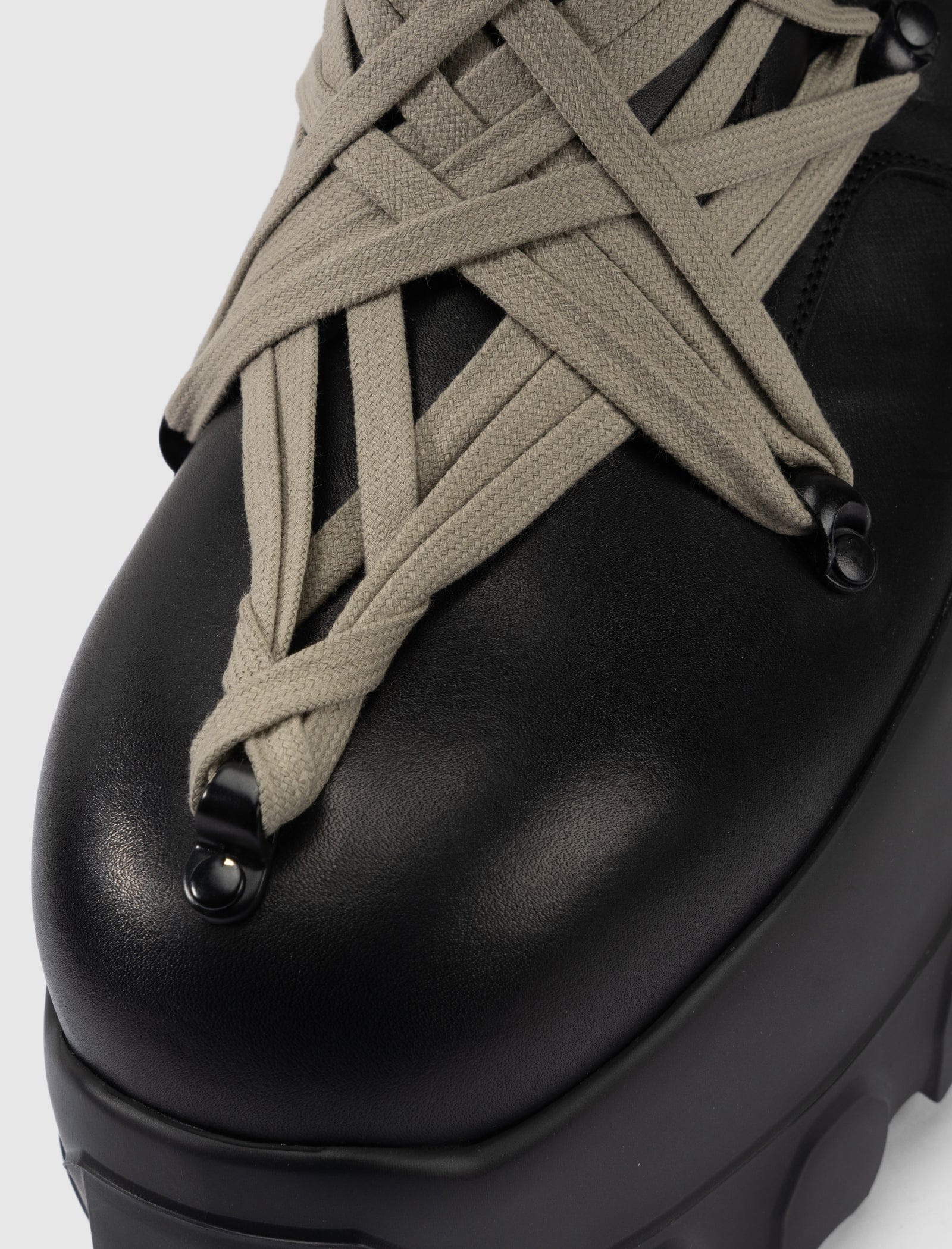 RICK OWENS Mainline MEGALACED MEGA TRACTOR BOOTS