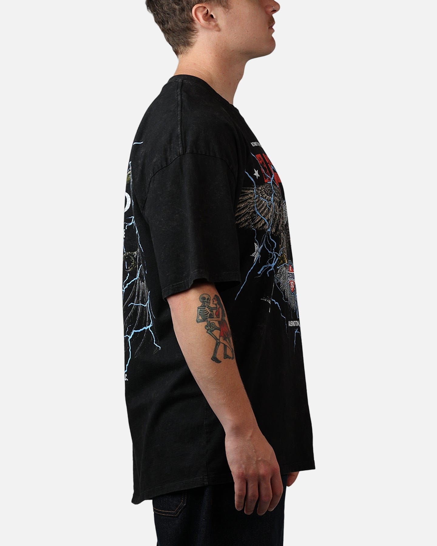 Culture KINGS UFC By Culture Kings UFC 250 Freedom T - Shirt Black Acidwash