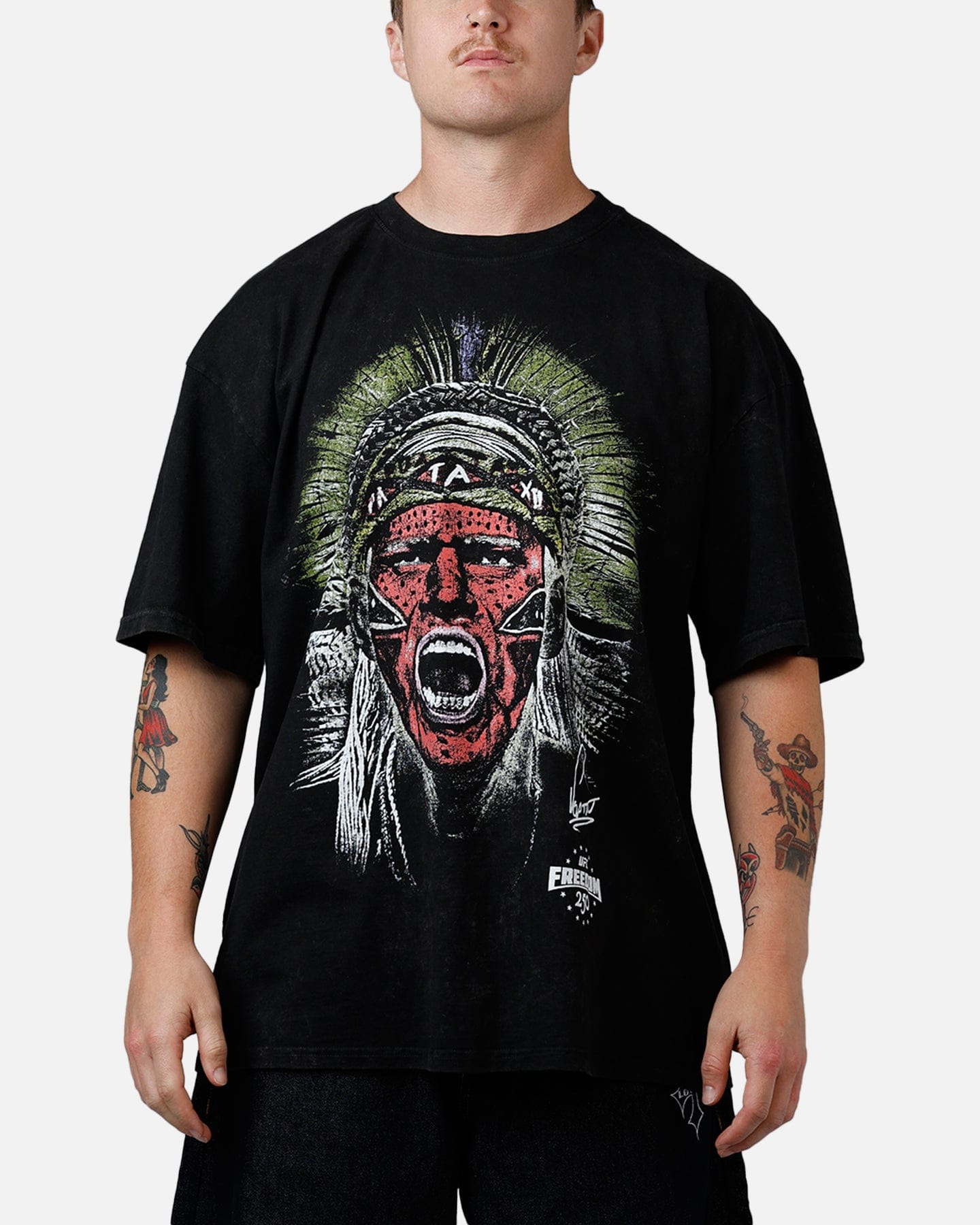 Culture KINGS UFC By Culture Kings UFC 250 Alex Pereira T - Shirt Black Acidwash