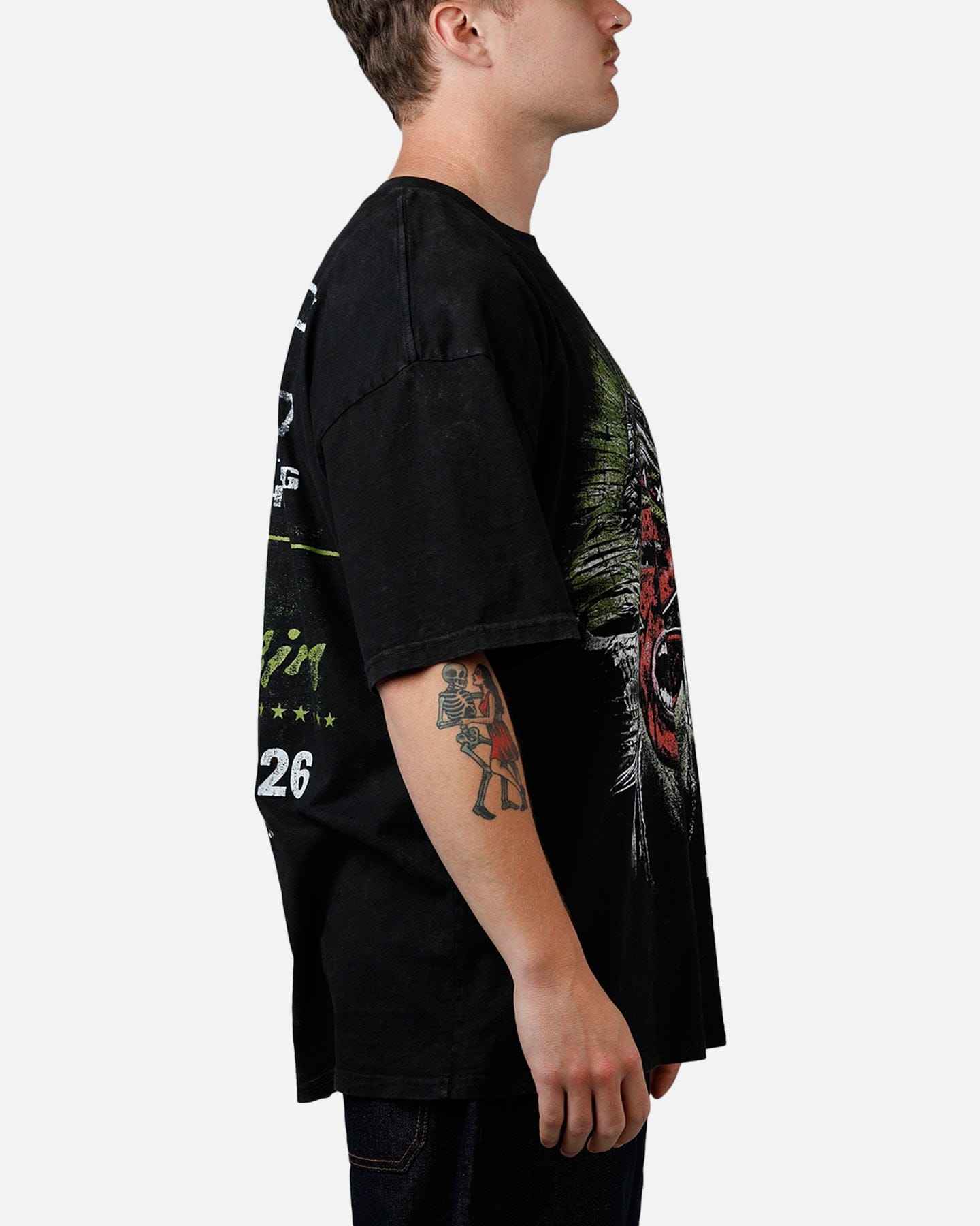 Culture KINGS UFC By Culture Kings UFC 250 Alex Pereira T - Shirt Black Acidwash