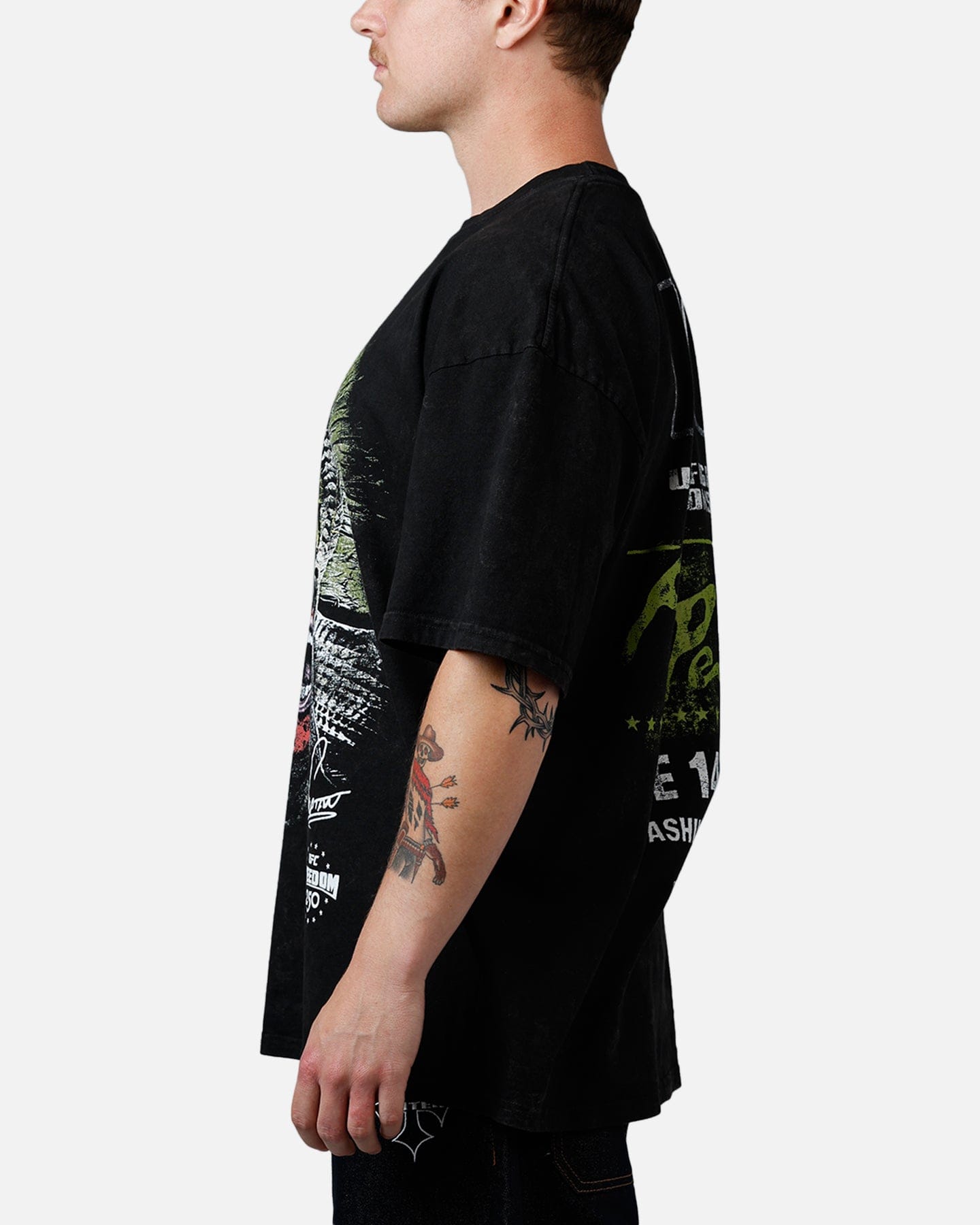 Culture KINGS UFC By Culture Kings UFC 250 Alex Pereira T - Shirt Black Acidwash