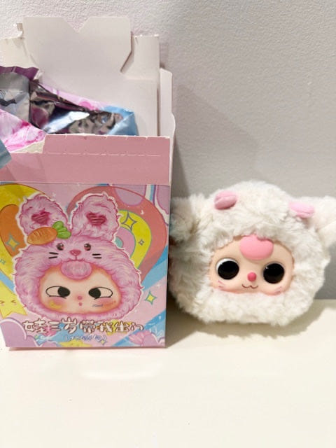 Fullbloom333 Sheep (Pink Hair) - Baby Three Zippered Pouch