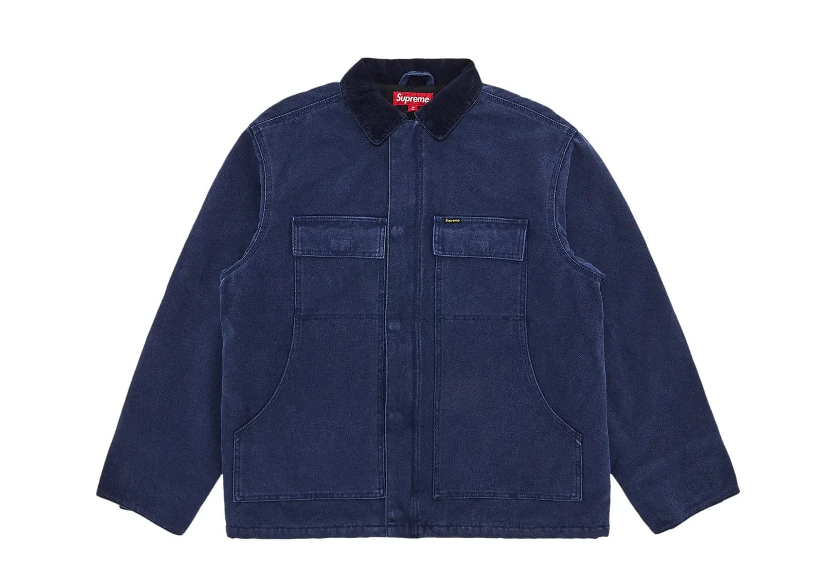 Supreme Clothing & Accessories Supreme Old English Canvas Work Jacket Navy